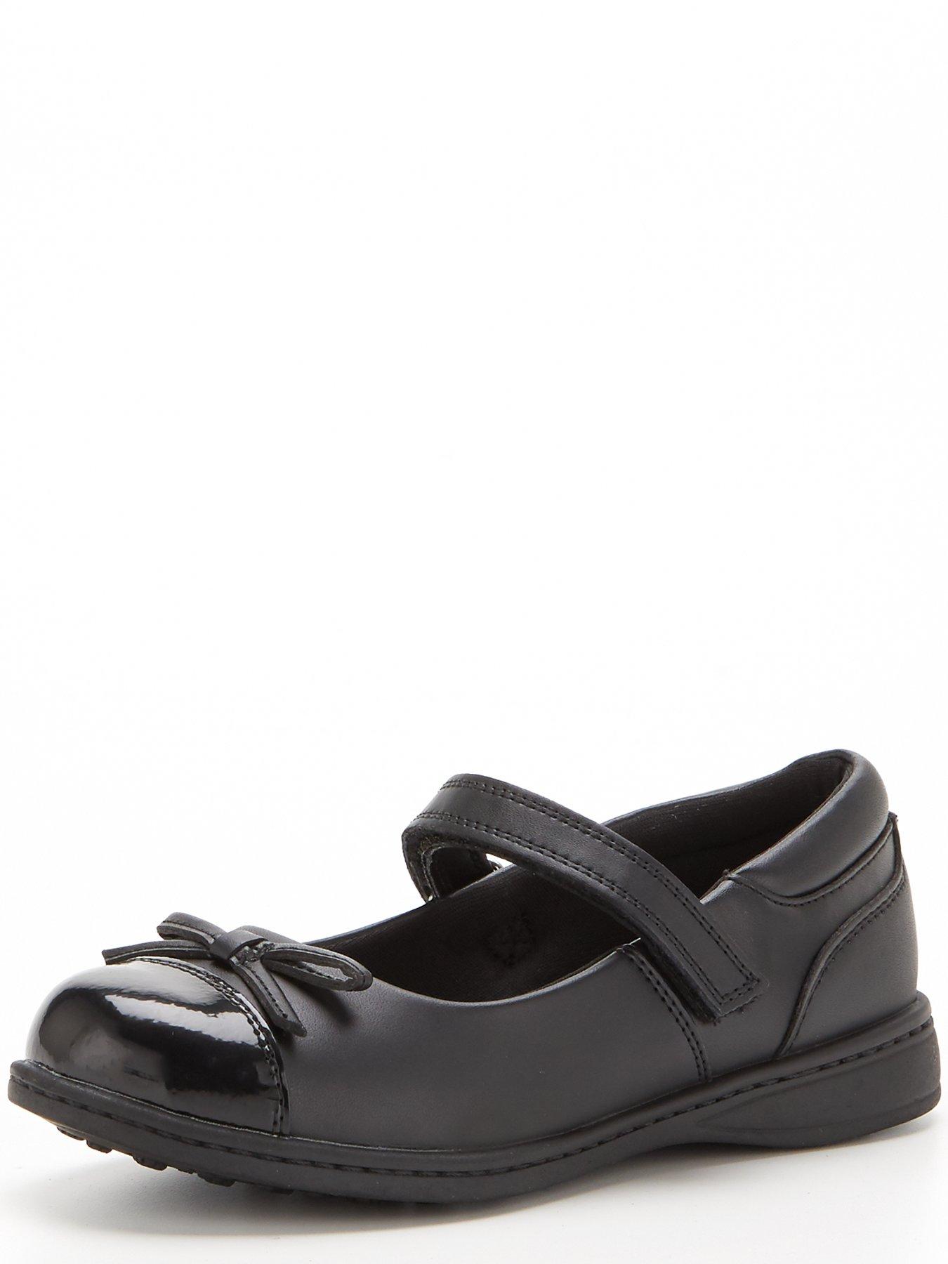 Image 2 of 6 of The Very Collection Girls Memory Foam Rip-Tape Mary Jane School Shoes - Black