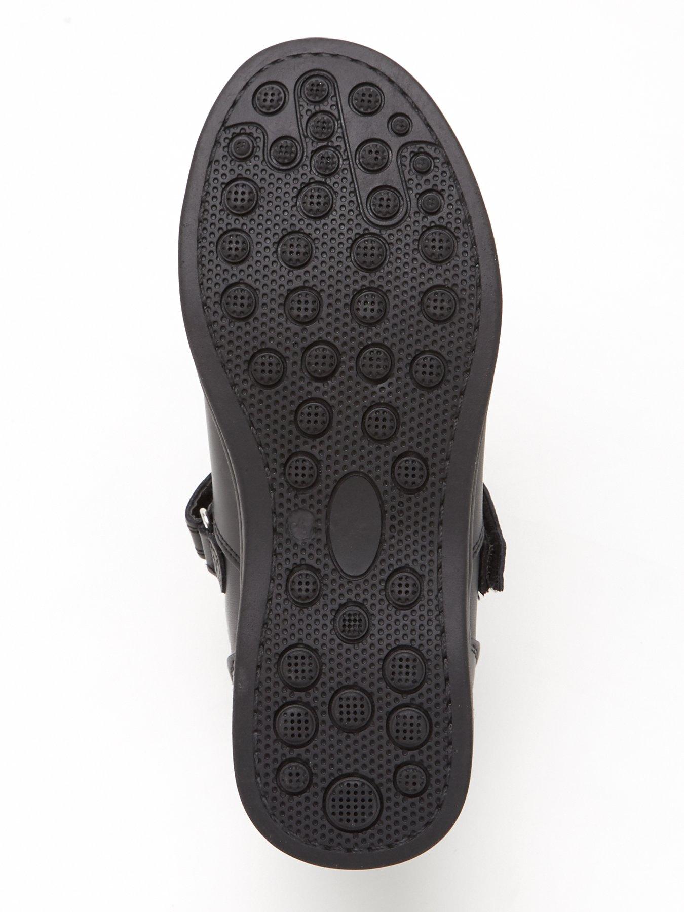 Image 5 of 6 of The Very Collection Girls Memory Foam Rip-Tape Mary Jane School Shoes - Black