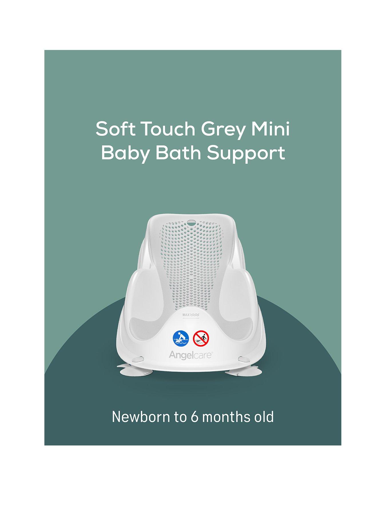 Image 2 of 6 of Angelcare &nbsp;Soft Touch Mini Baby Bath Support - Grey