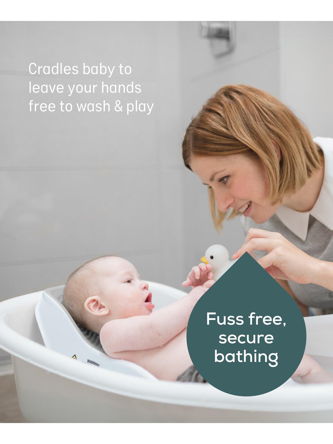 Image 3 of 6 of Angelcare &nbsp;Soft Touch Mini Baby Bath Support - Grey