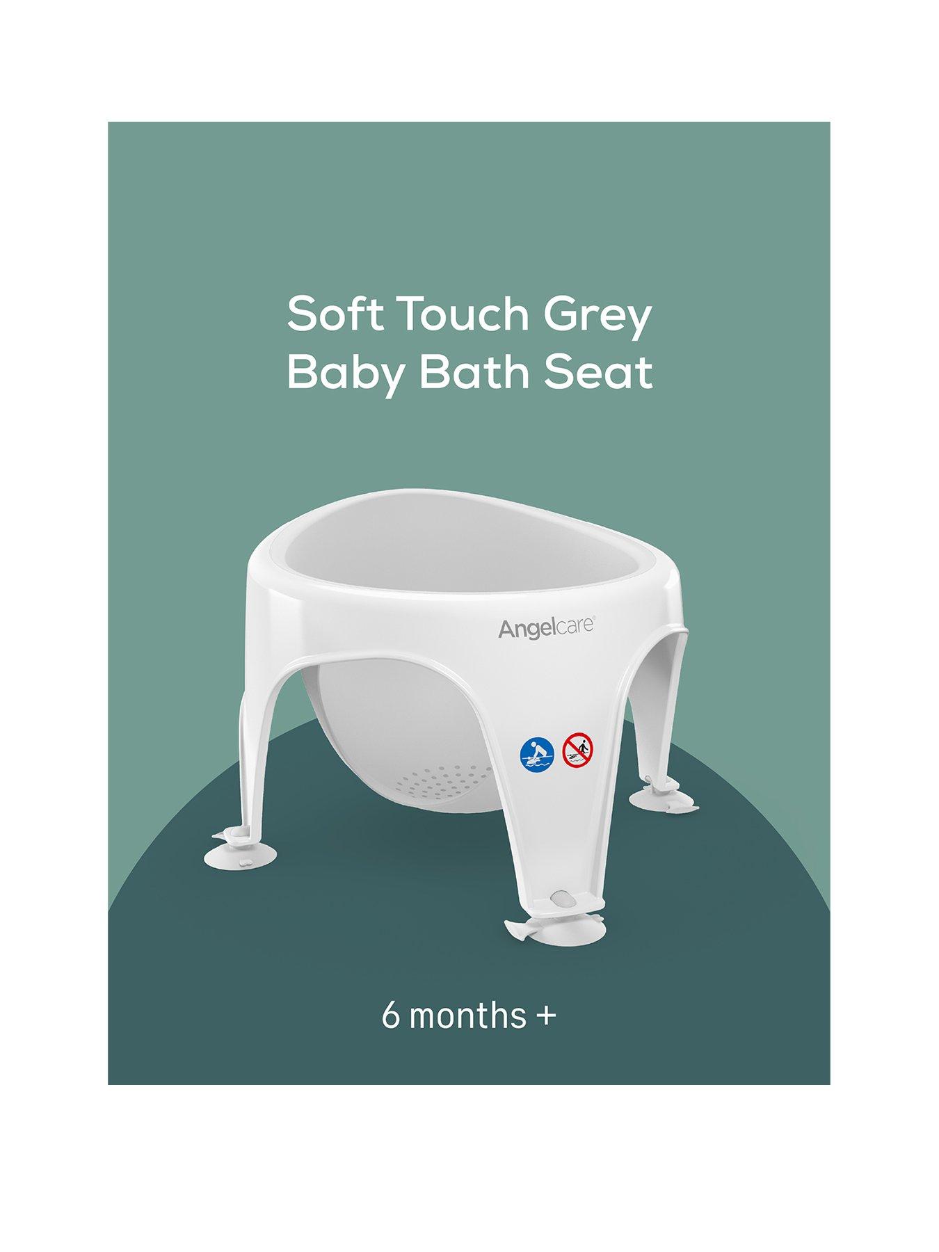 Image 2 of 6 of Angelcare Soft Touch Bath Seat Grey
