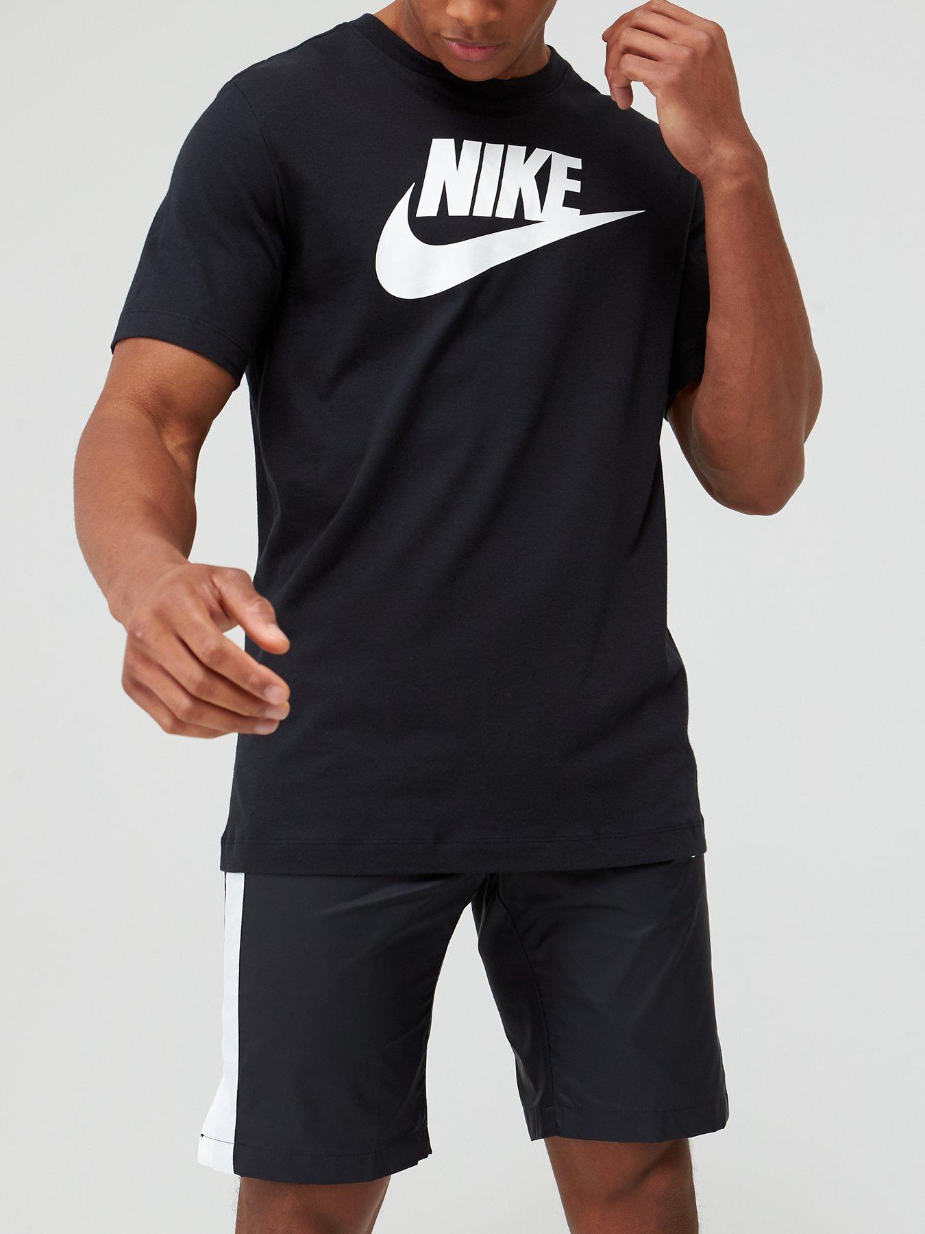 Nike Multi Futura logo T-shirt in black