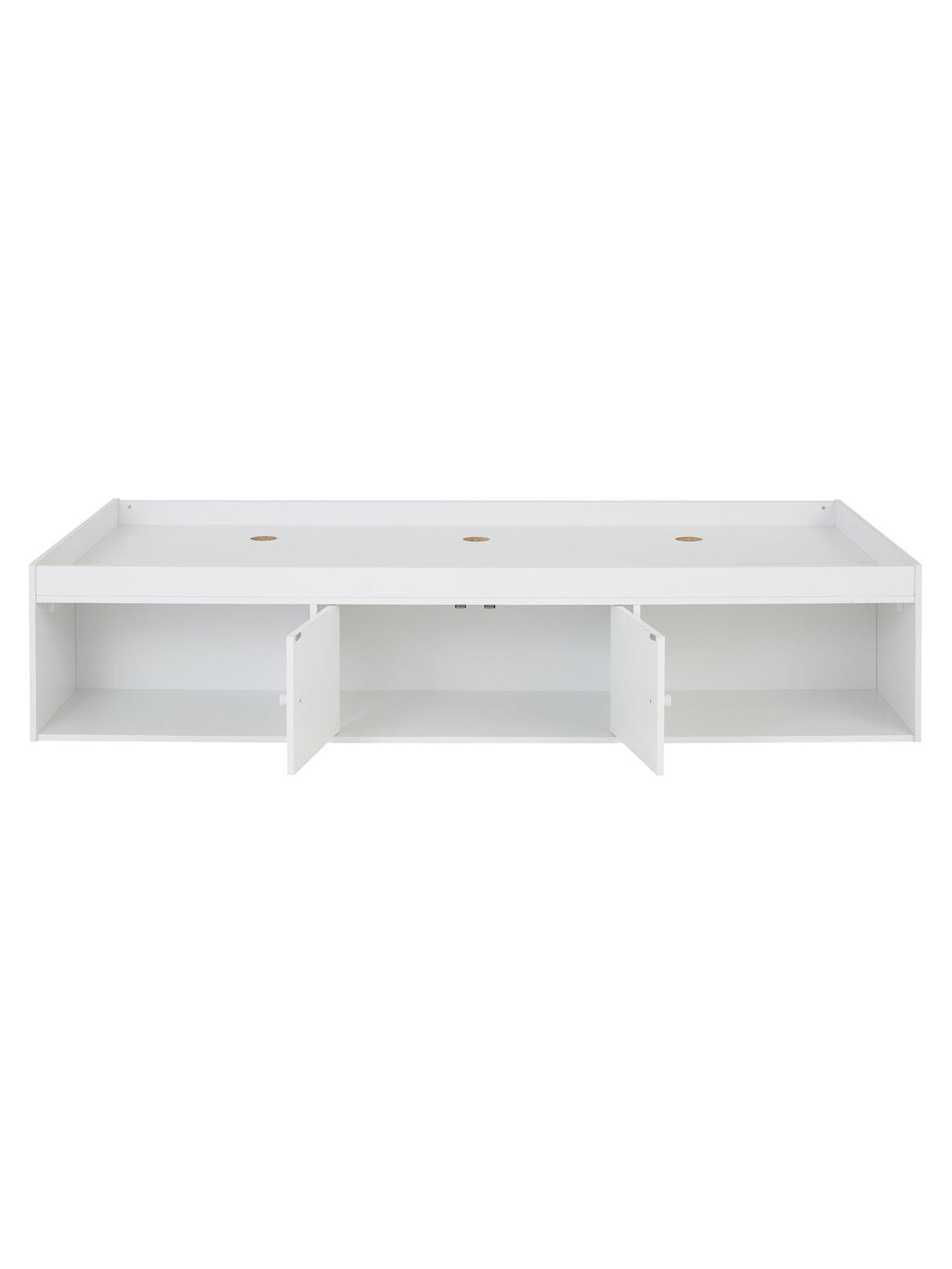 Image 3 of 4 of The Very Collection Alpha Cabin Bed with Storage and Mattress Options (Buy and SAVE!) - White