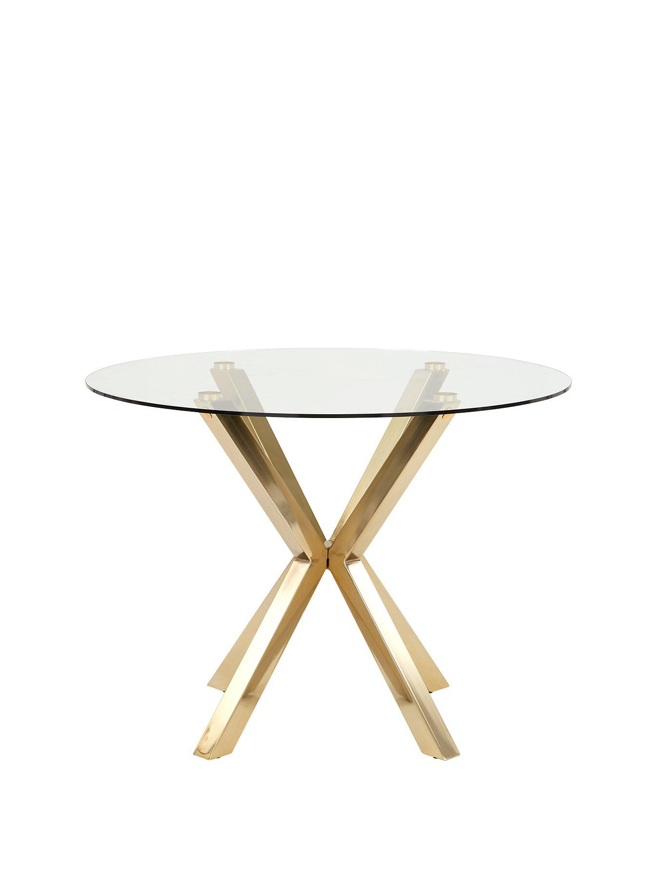 very-home-chopstick-100cm-round-brass-dining-table-4-penny-velvet-chairs-brasspinkback