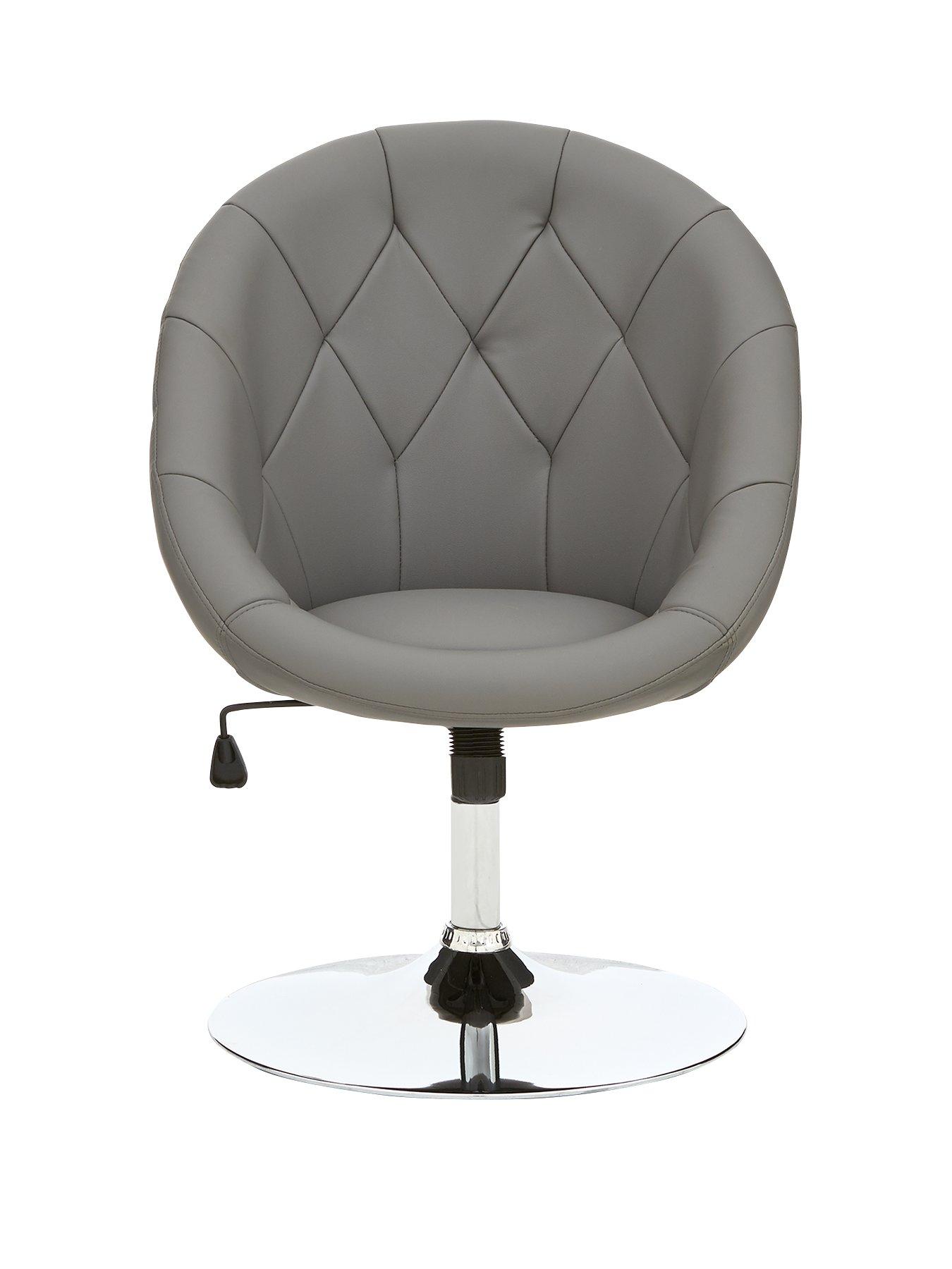 very-home-odyssey-faux-leather-leisure-chair-grey