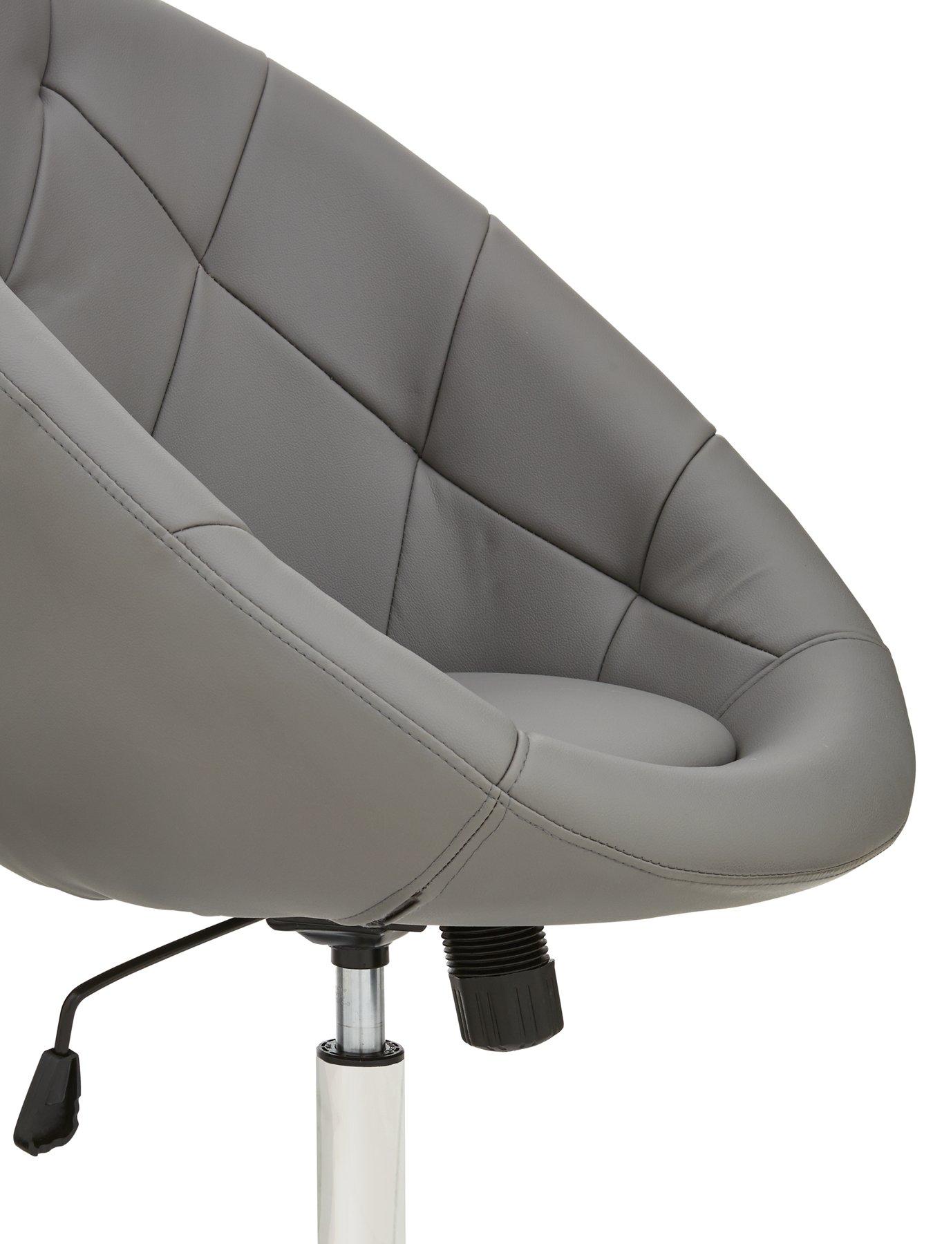 very-home-odyssey-faux-leather-leisure-chair-greydetail