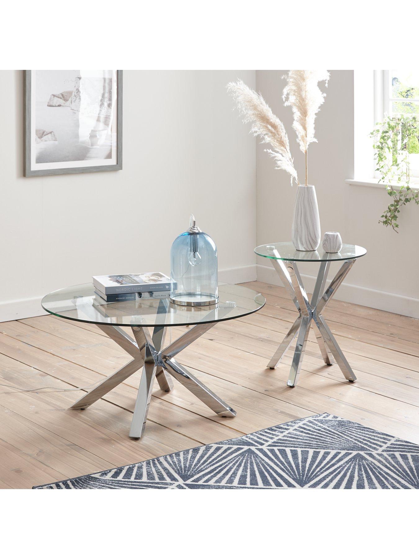 3 legged round table deals with glass top