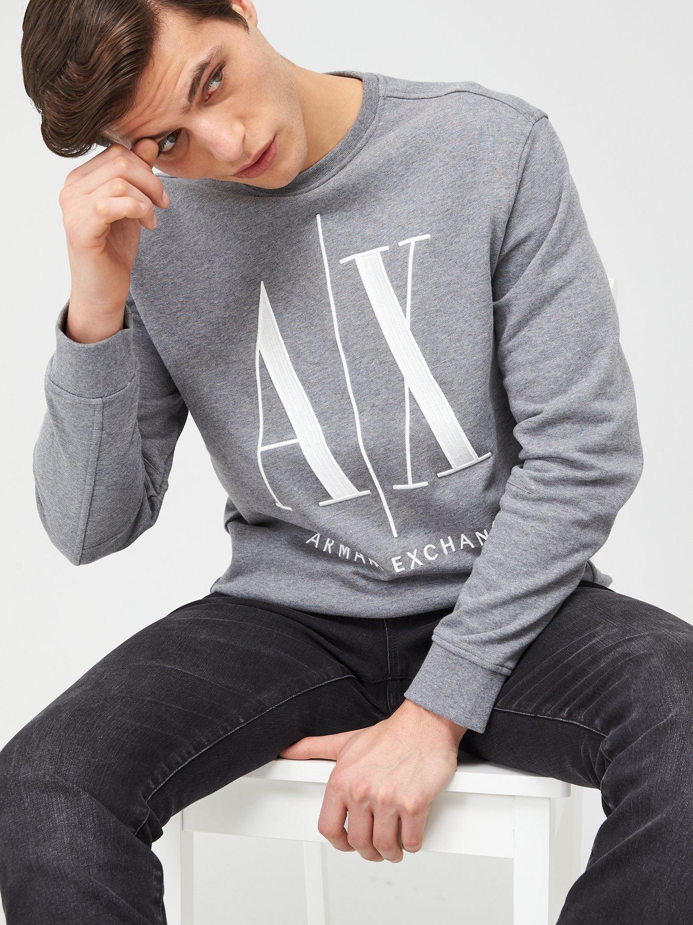 armani-exchange-armani-exchange-embroidered-large-logo-crew-sweat-greyoutfit