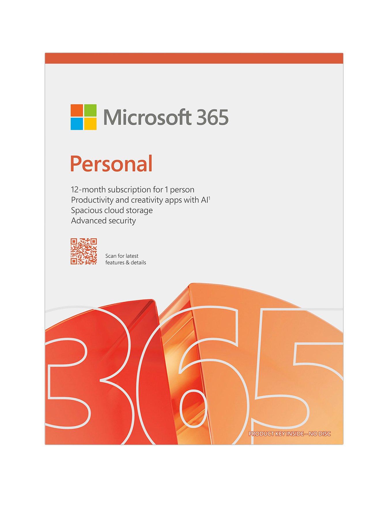 Image 1 of 8 of Microsoft 365 Personal 12-Month Subscription for PC and Mac, Tablet and Smartphones