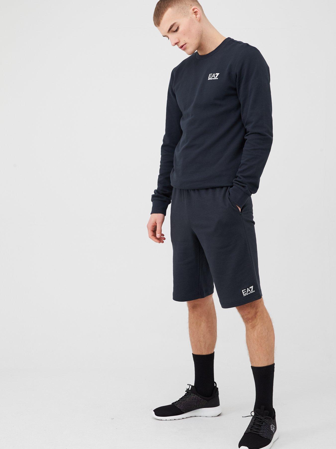 EA7 Emporio Armani Core Id Jersey Shorts - Navy