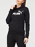 puma-essentialsnbsplogo-fleece-hoodie-blackfront