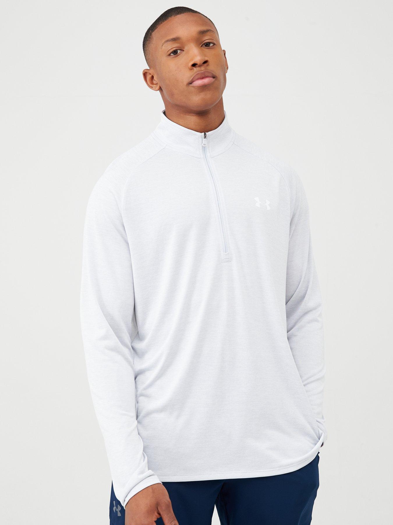 UNDER ARMOUR Training Tech 2.0 1/2 Zip Top - Grey/White | Very Ireland