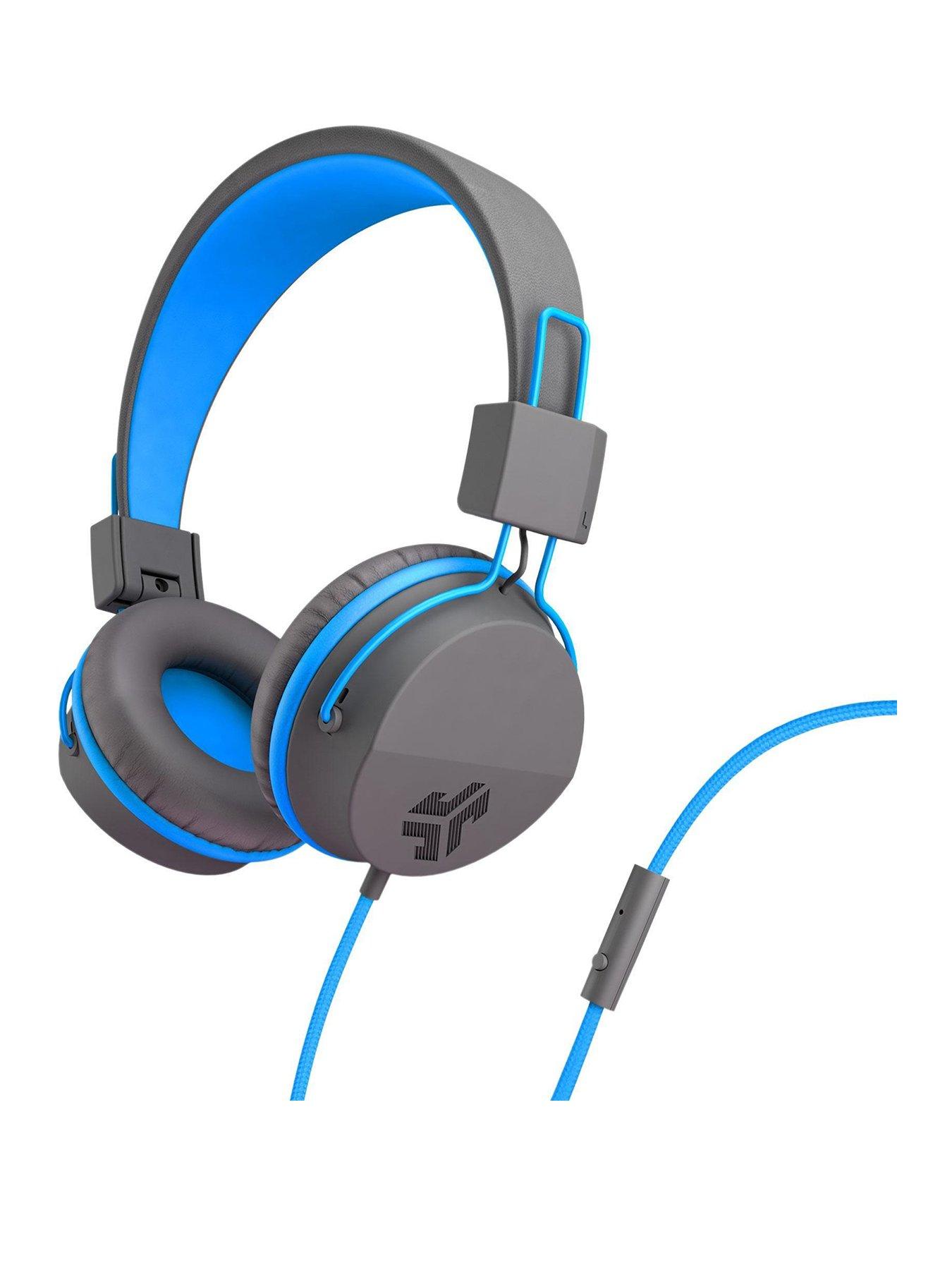 JLab JBUDDIES Studio Kids Wired Headphones Grey Blue Very Ireland