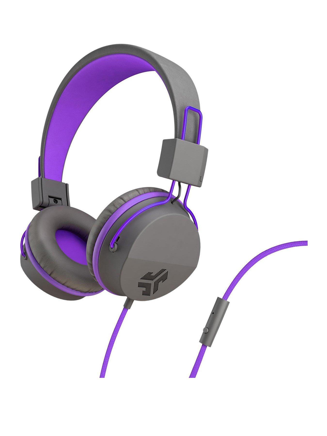 Purple colour online headphone