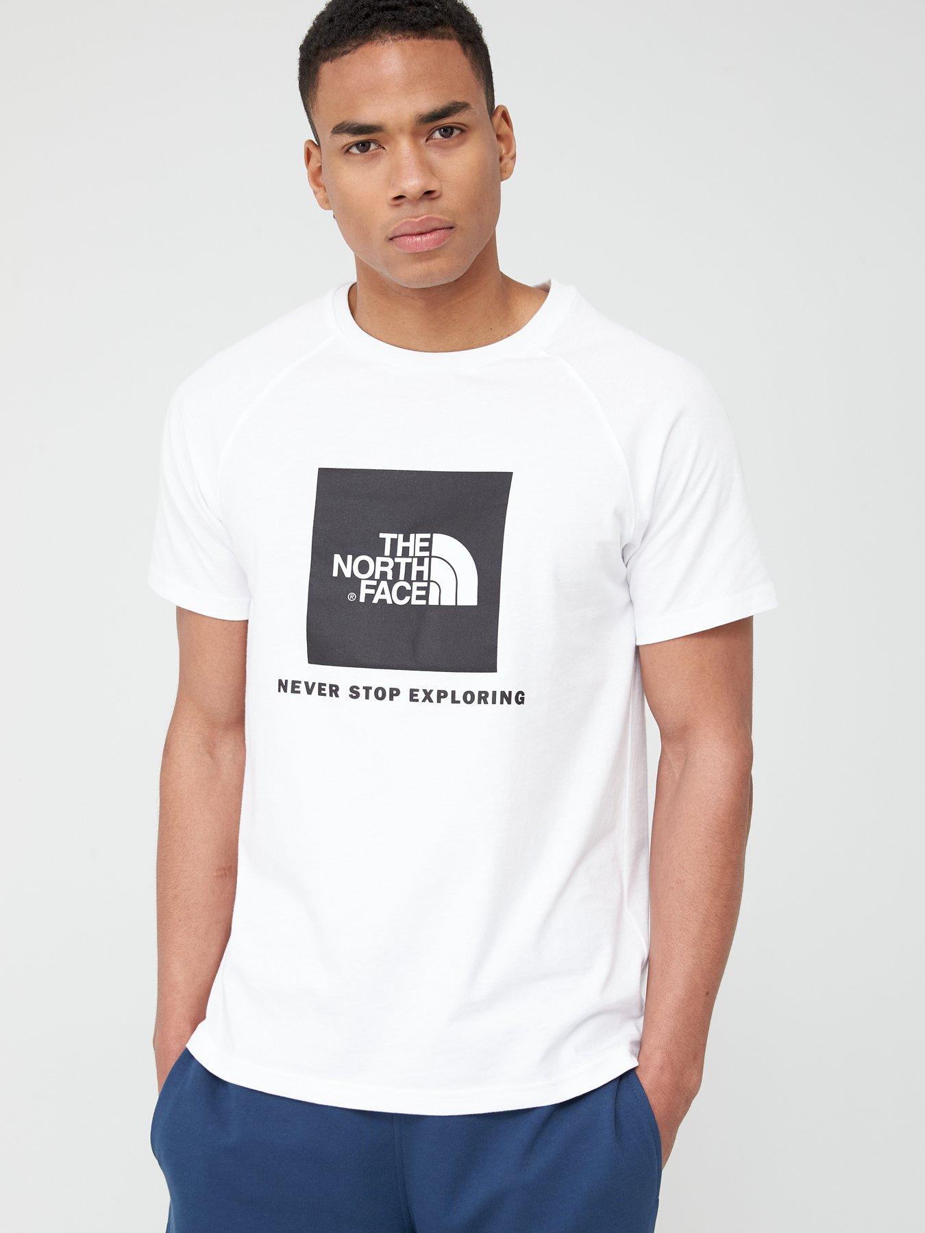 North face store white tee