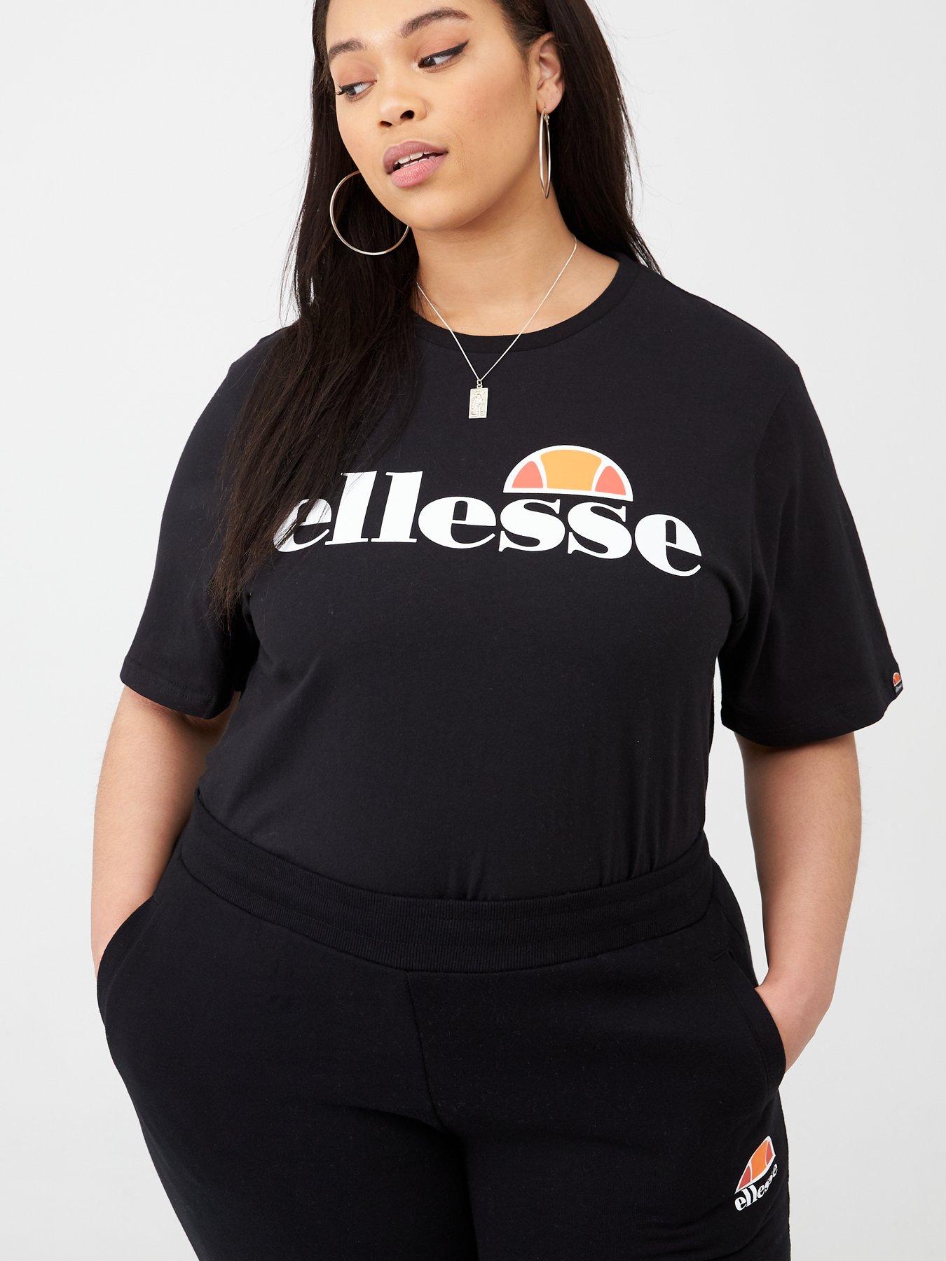 ellesse-womens-plus-size-albany-tee-blackfront