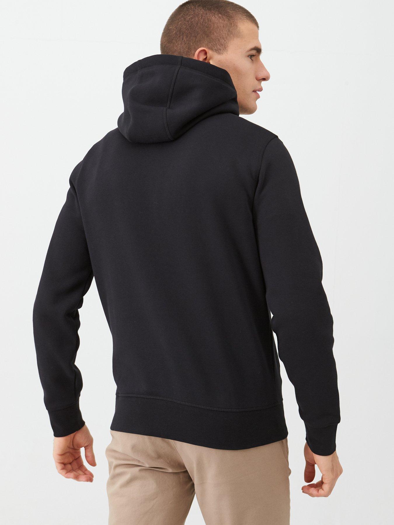 tommy-hilfiger-tommy-hilfiger-core-logo-overhead-hoodie-blackstillFront