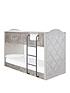 very-home-mandarin-fabricnbspbunk-bed-with-mattress-options-buy-and-savenbsp--grey-silverfront