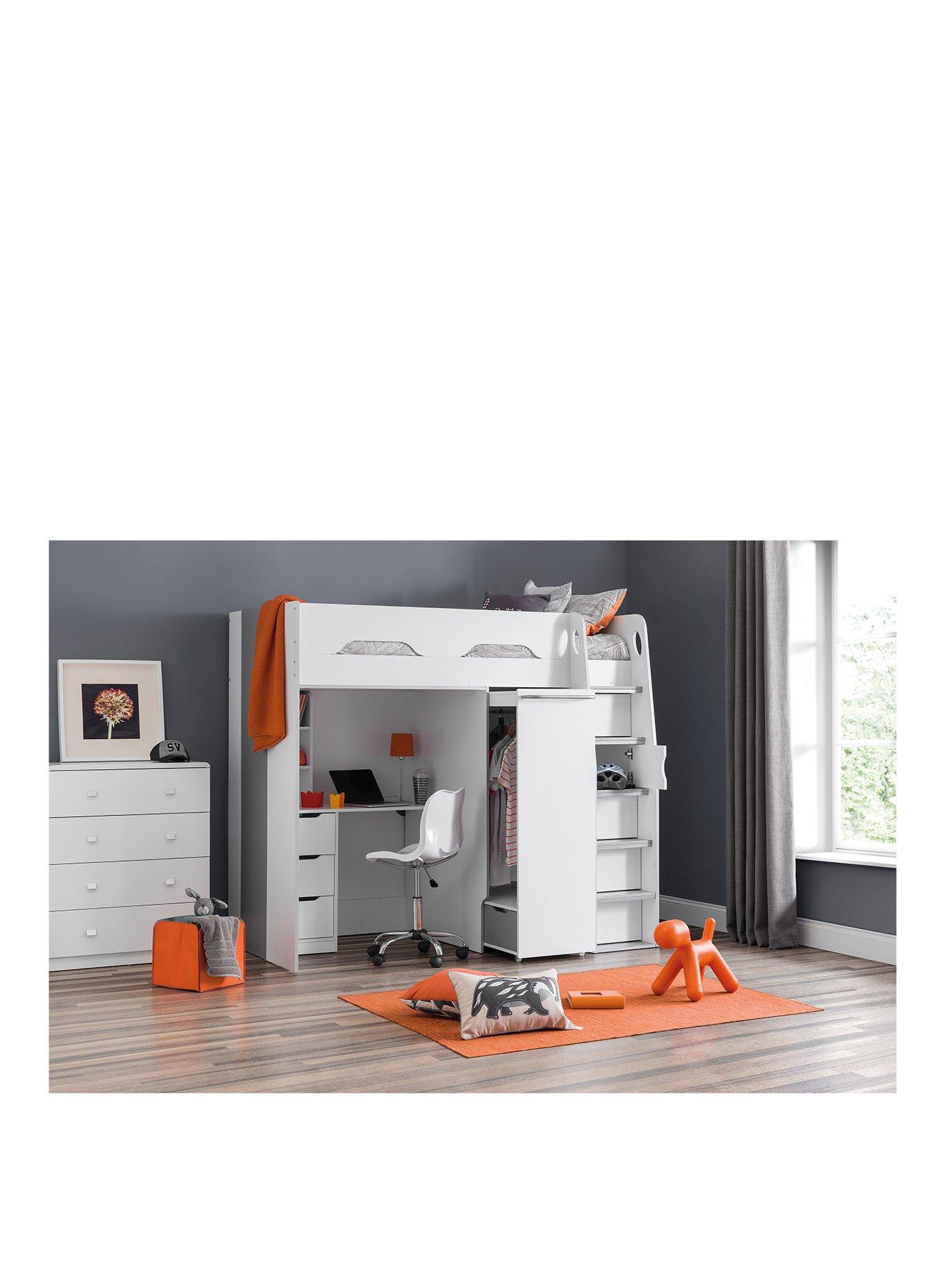 julian-bowen-max-high-sleeper-bed-with-desk-drawers-pull-out-wardrobe-and-hidden-cupboards-white