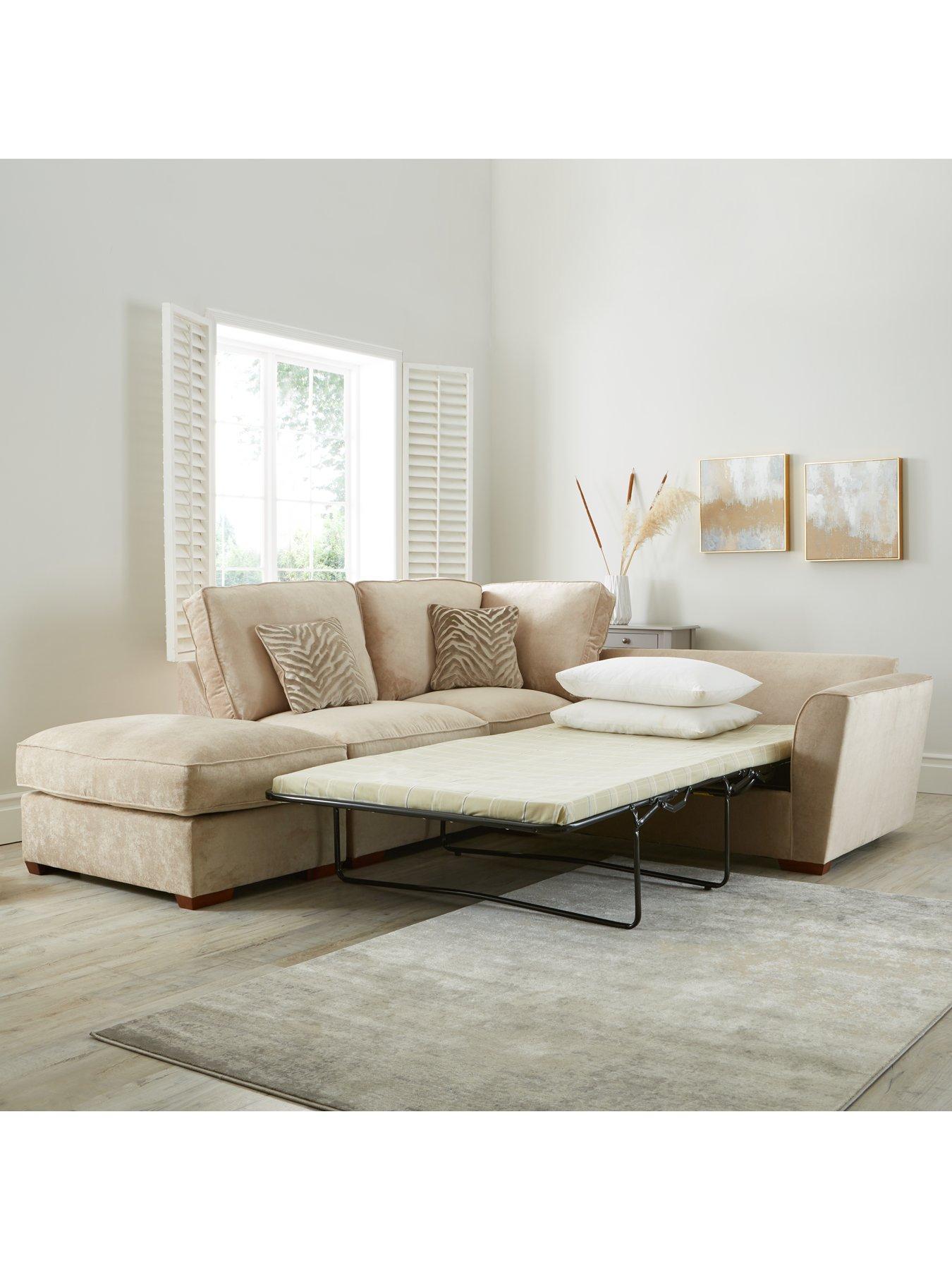 very-home-kingston-lh-corner-chaise-sofa-bed-with-footstool