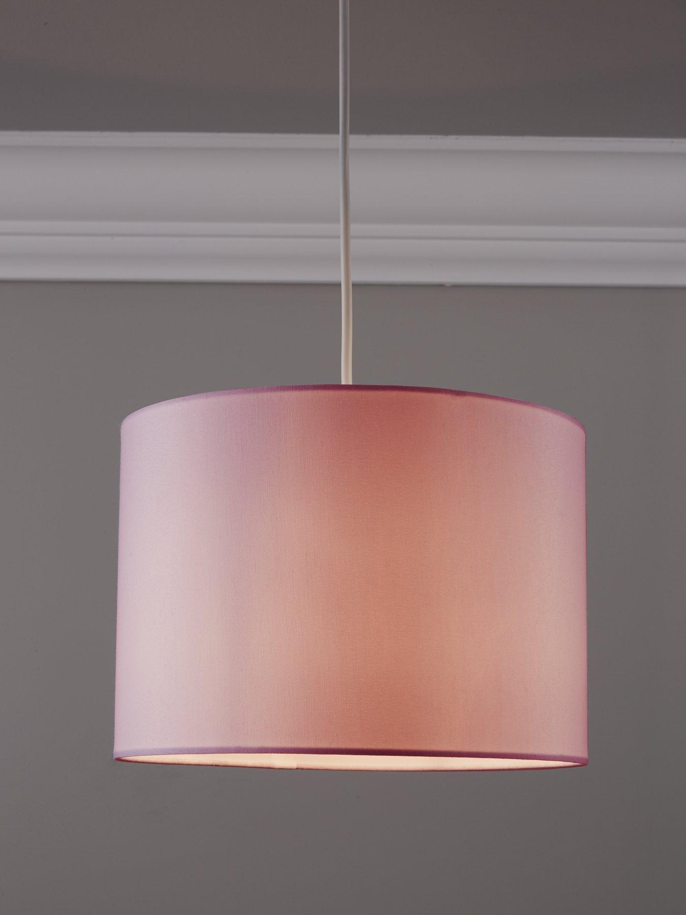 Image 1 of 4 of The Very Collection Langley&nbsp;25 cm&nbsp;Easy-Fit Light Shade - Dusty Pink