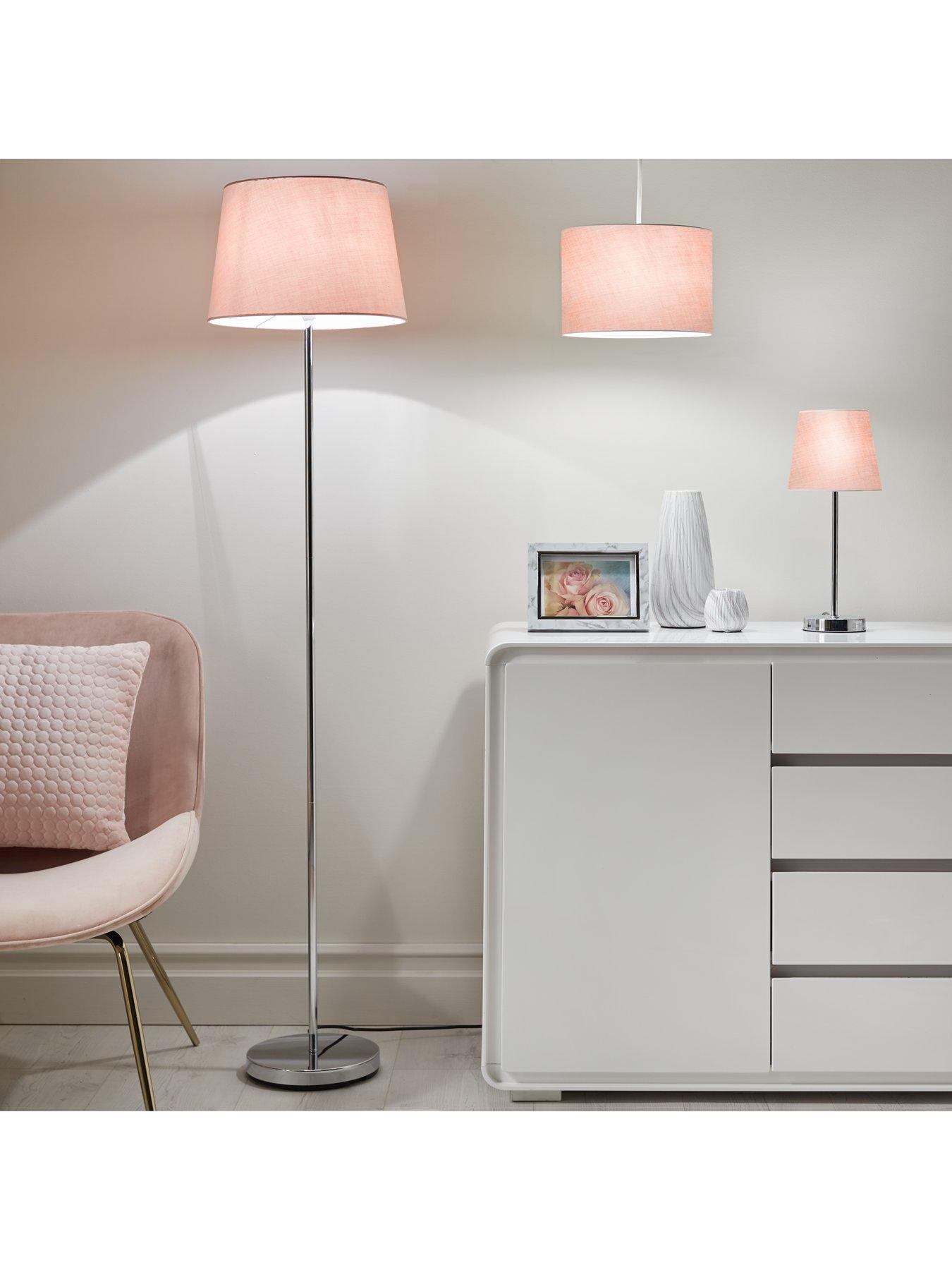 Image 4 of 4 of The Very Collection Langley&nbsp;25 cm&nbsp;Easy-Fit Light Shade - Dusty Pink