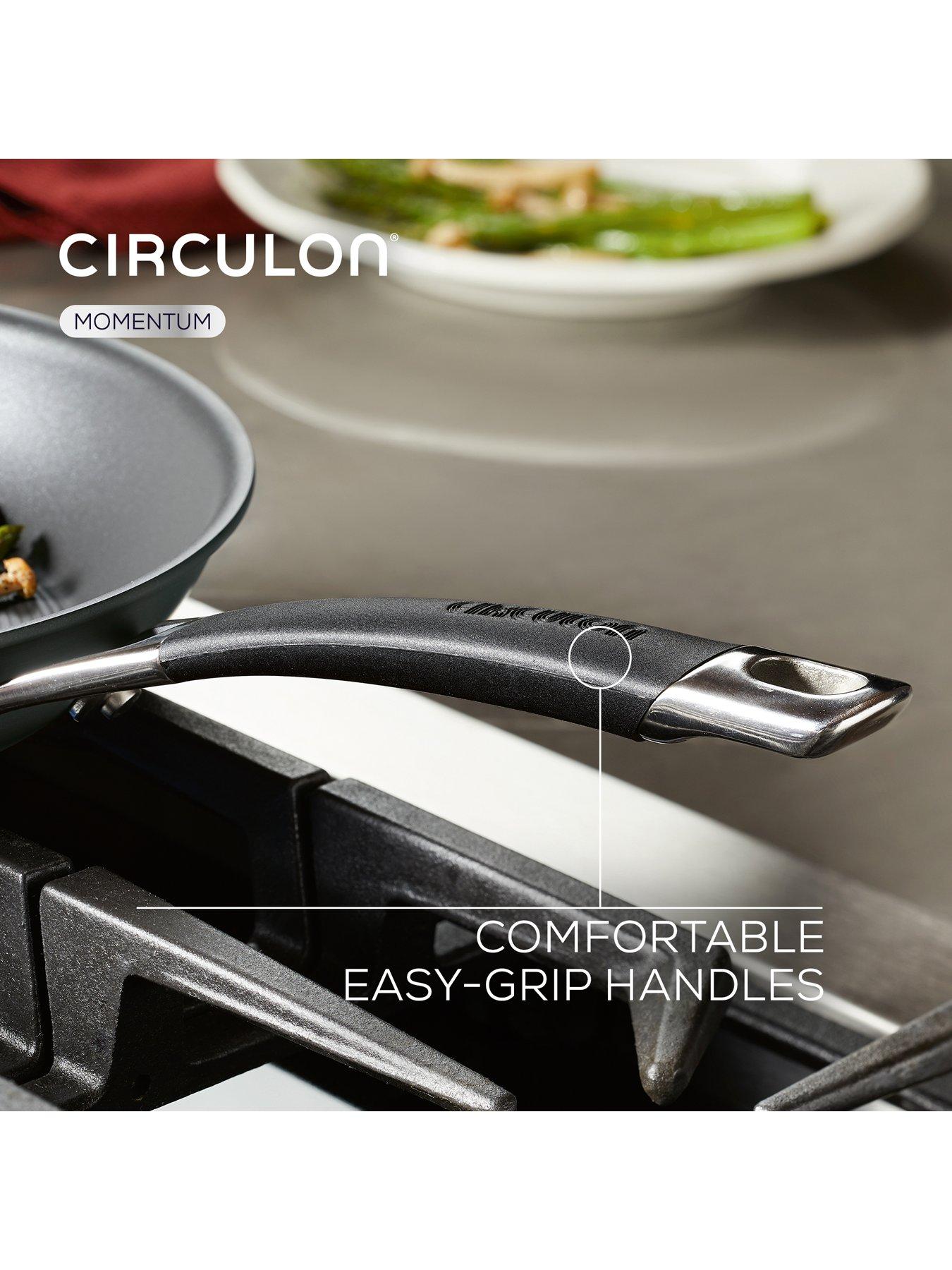 Image 4 of 8 of Circulon Hard Anodised Frying Pan Twin Pack