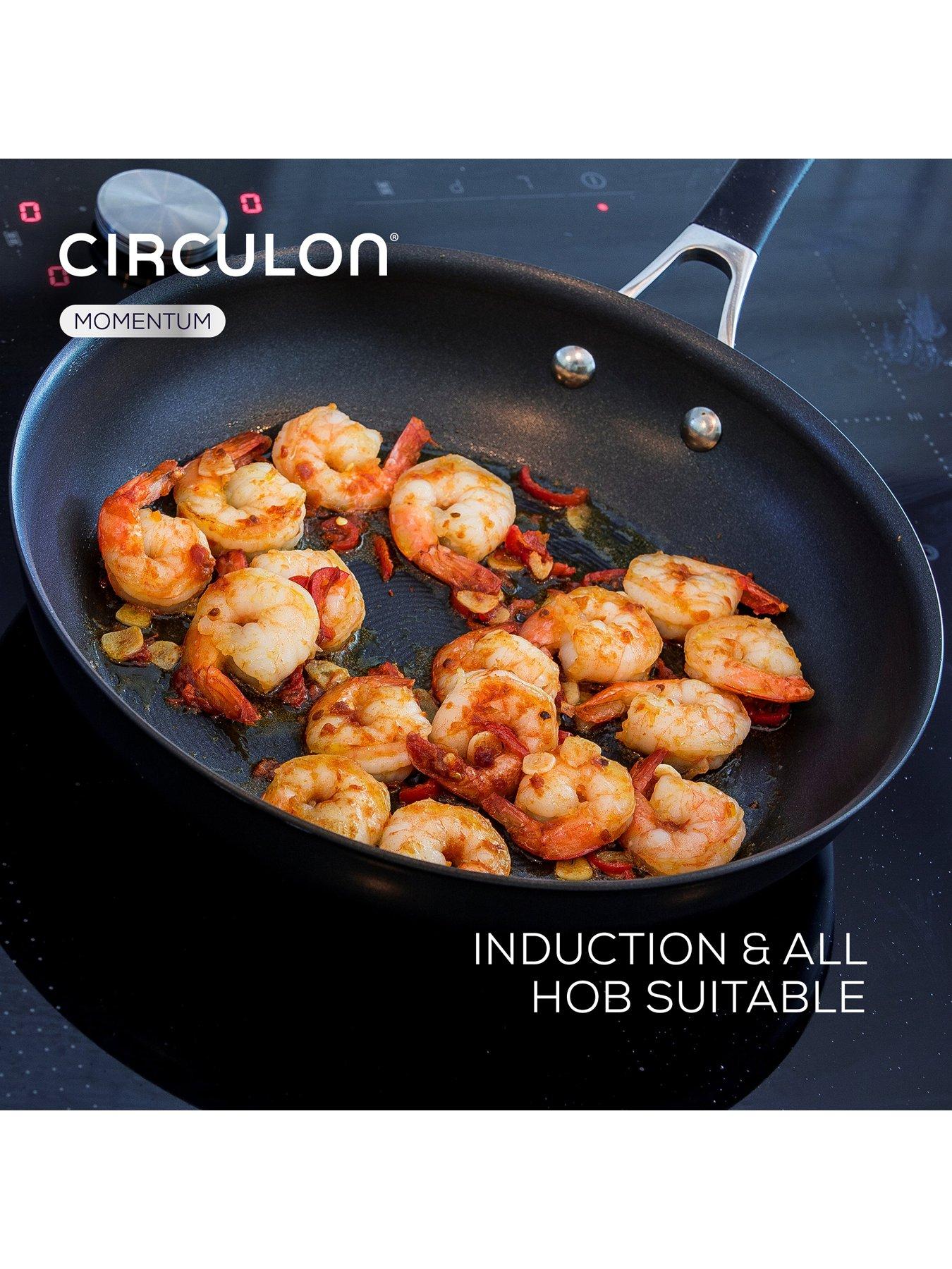 Image 5 of 8 of Circulon Hard Anodised Frying Pan Twin Pack
