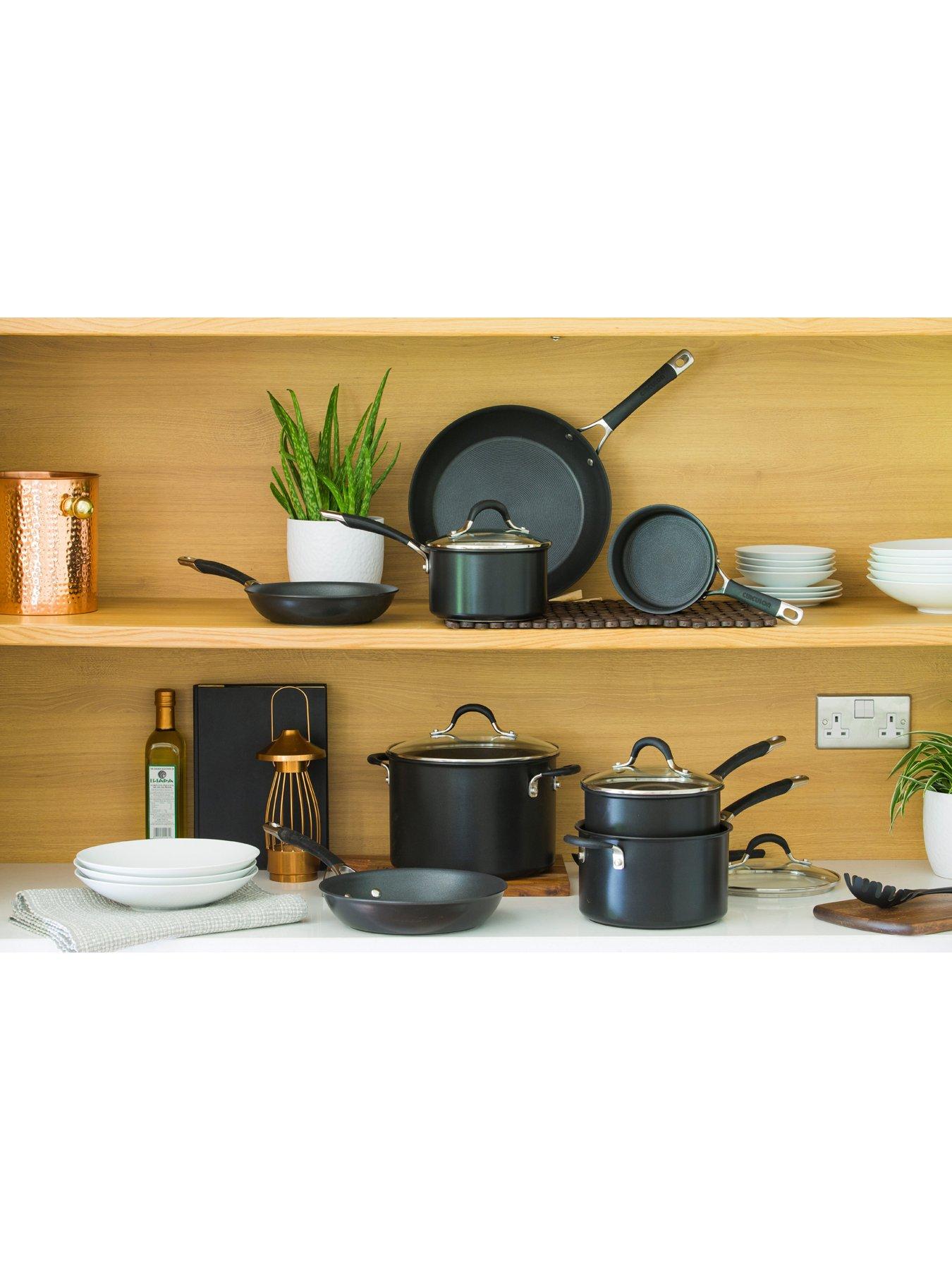 Image 7 of 8 of Circulon Hard Anodised Frying Pan Twin Pack