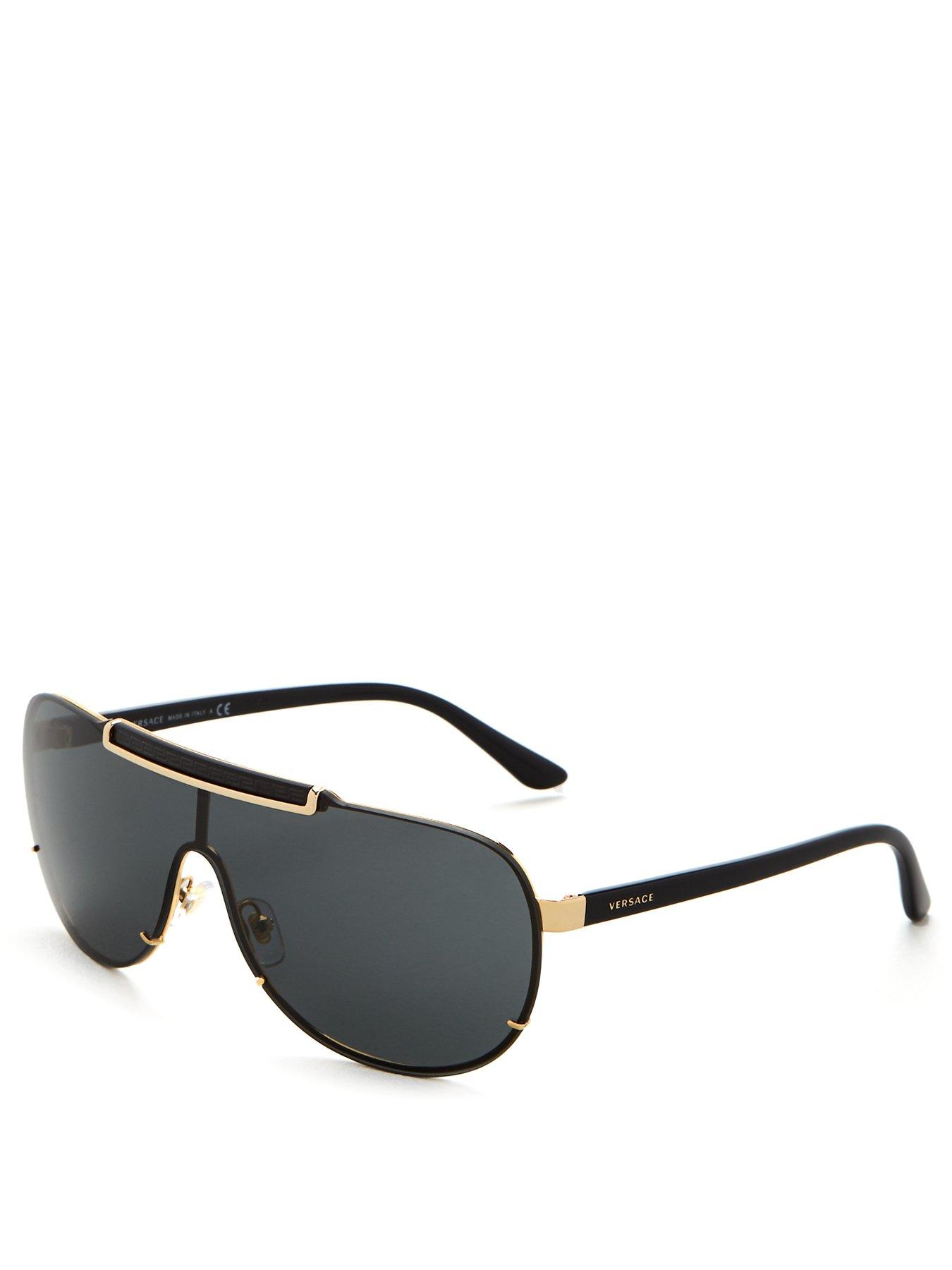 Image 1 of 4 of VERSACE Aviator Sunglasses - Gold