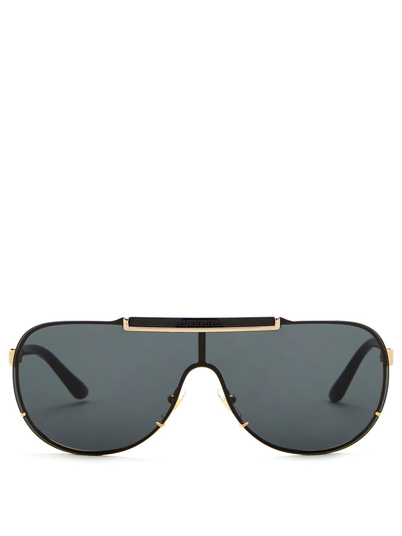 Image 3 of 4 of VERSACE Aviator Sunglasses - Gold
