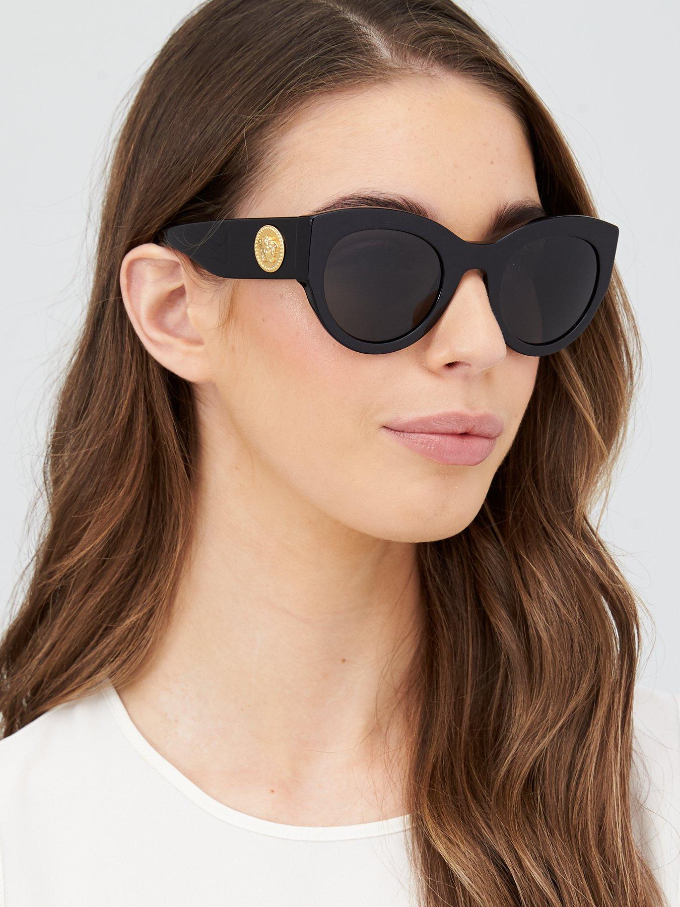 versace-round-sunglasses-black