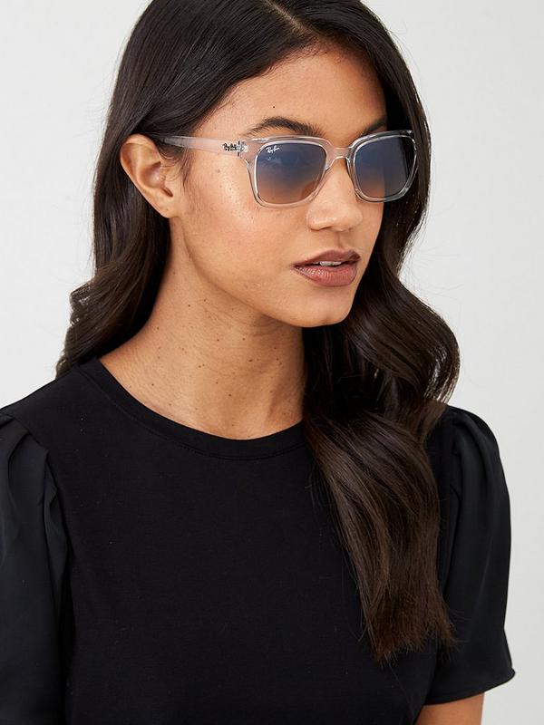 Ray-Ban Square Sunglasses - Transparent | Very Ireland