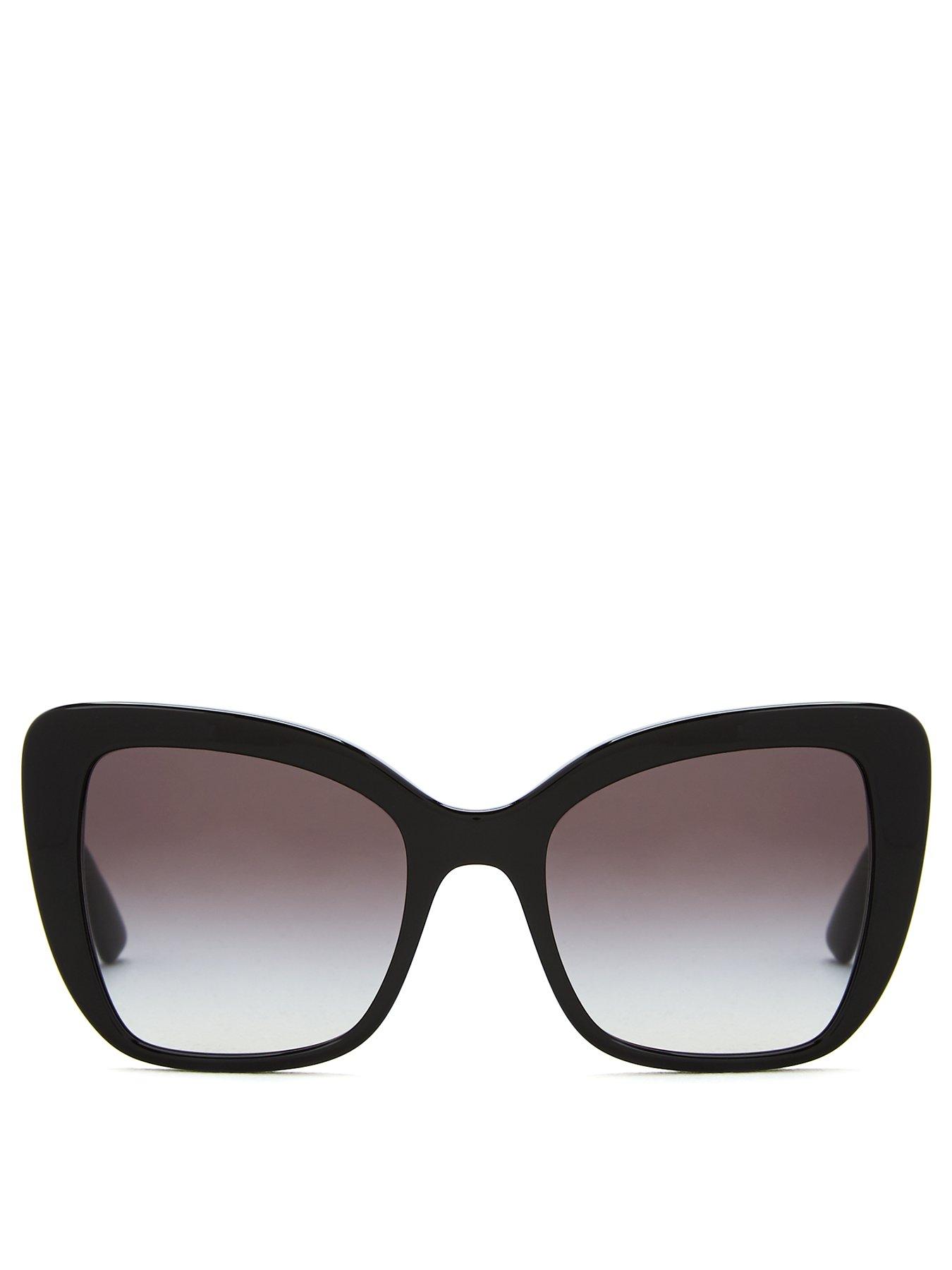 Image 3 of 4 of Dolce & Gabbana Oversize Sunglasses -&nbsp;Black