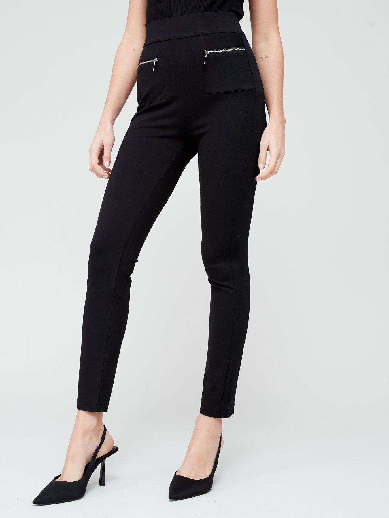 Ultra High Waisted Tailored Skinny Pants