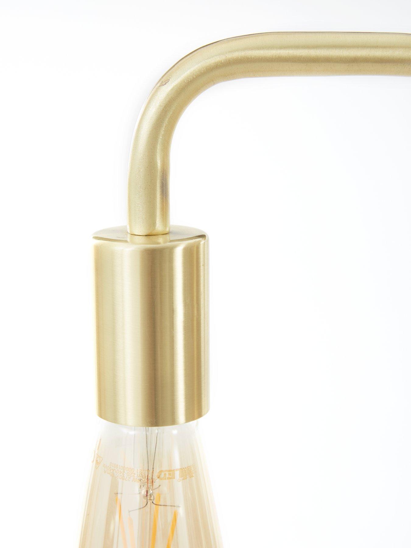 Image 3 of 3 of The Very Collection Tate Floor Lamp - Gold