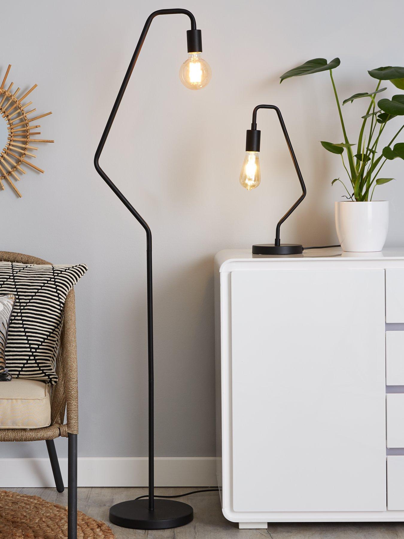 The Very Collection Tate Floor Lamp - Black