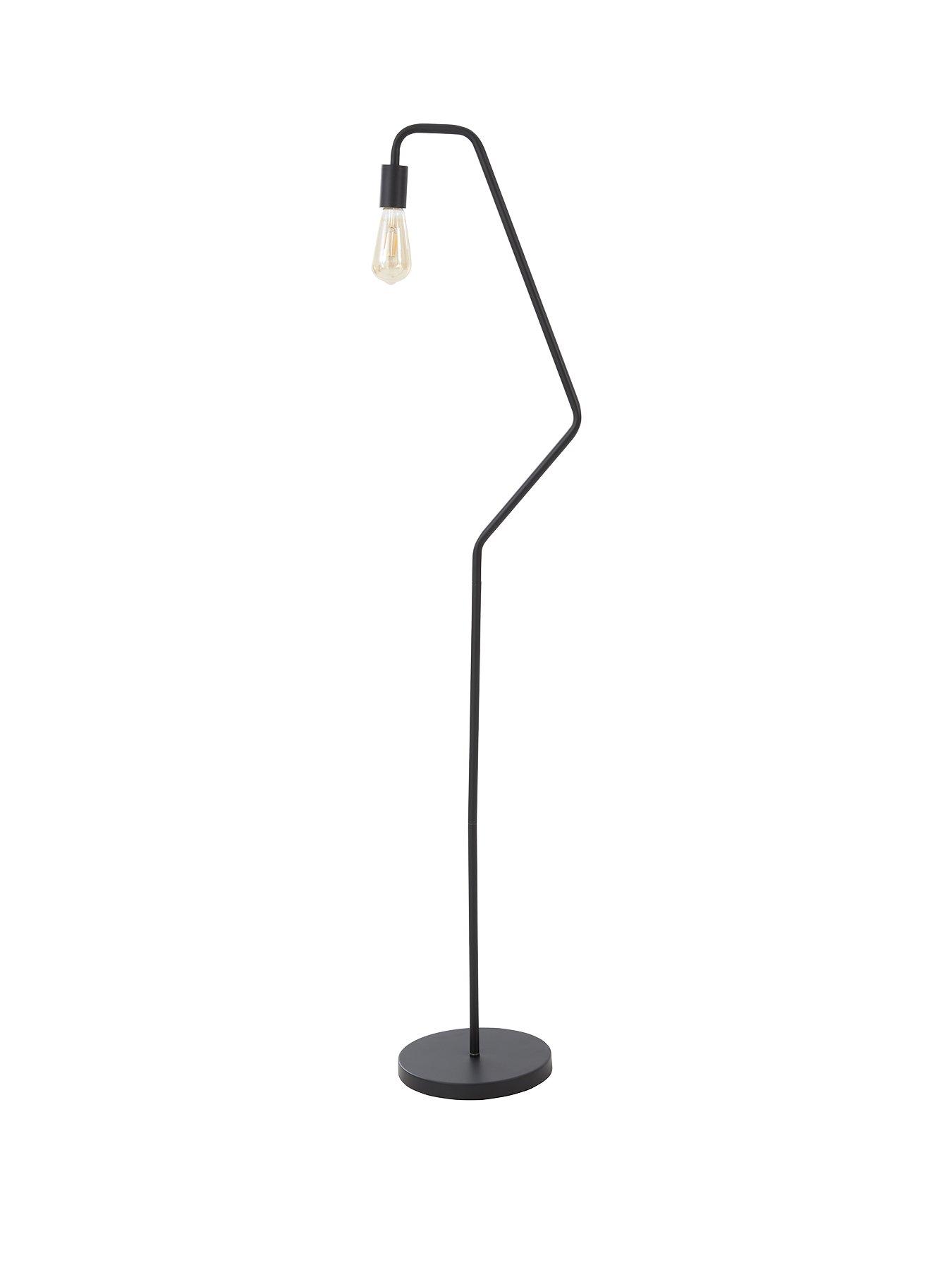 Image 2 of 3 of The Very Collection Tate Floor Lamp - Black