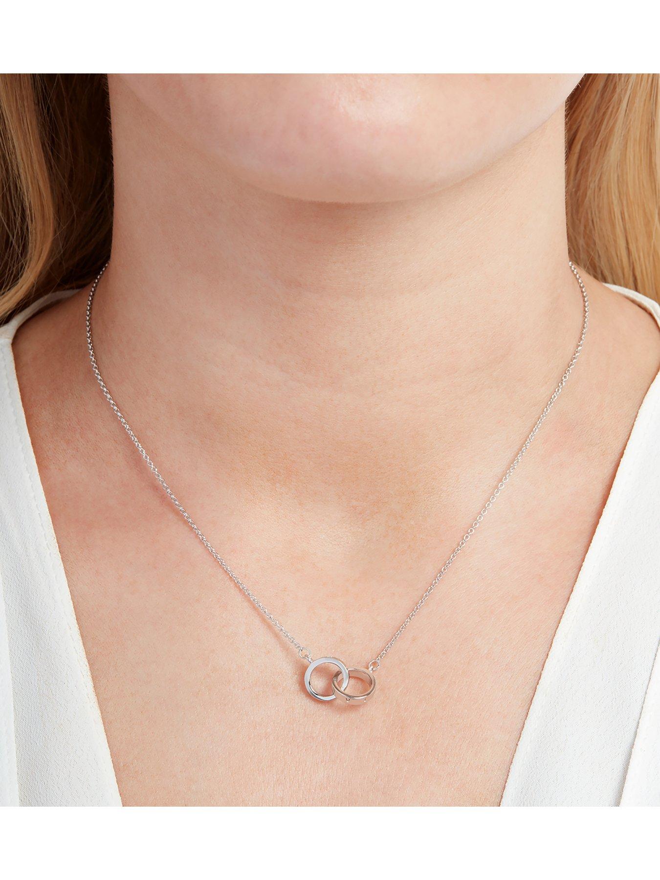 Interlink Silver Necklace