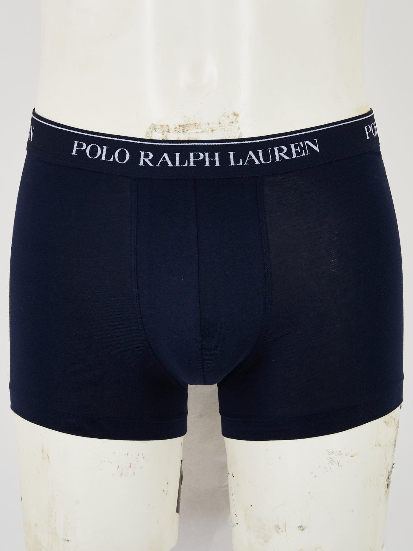 Image 2 of 3 of Polo Ralph Lauren 3 Pack Trunks - Navy