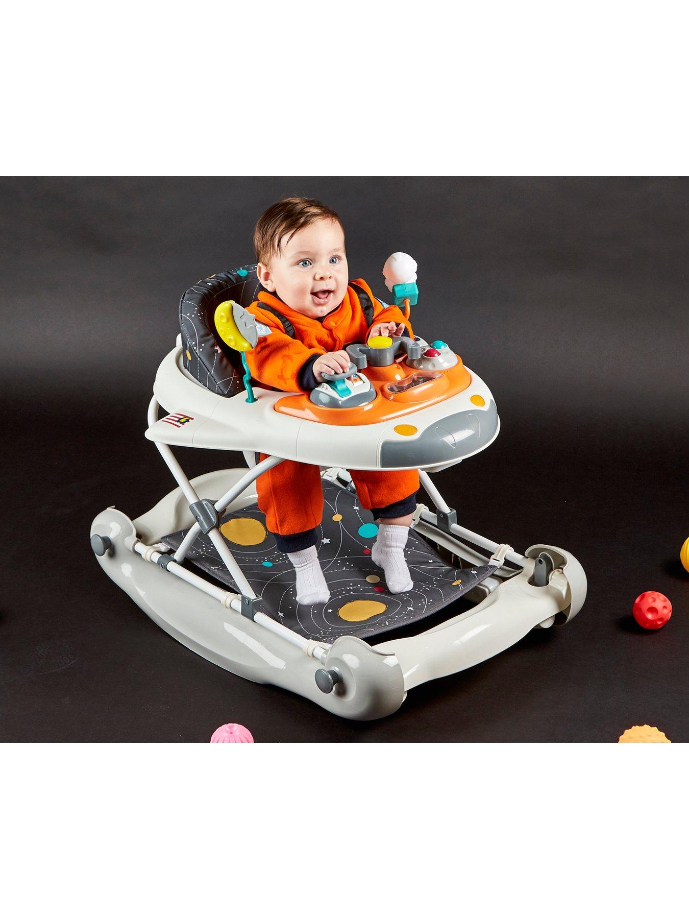 Image 2 of 7 of My Child Space Shuttle 2-in-1 Walker Rocker - Grey