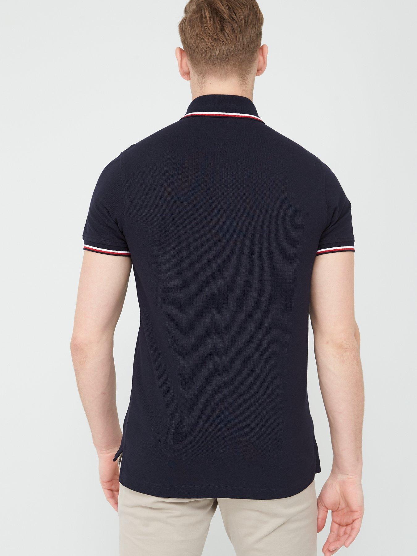 tommy-hilfiger-tommy-hilfiger-core-tommy-tipped-slim-polo-shirt-navystillFront