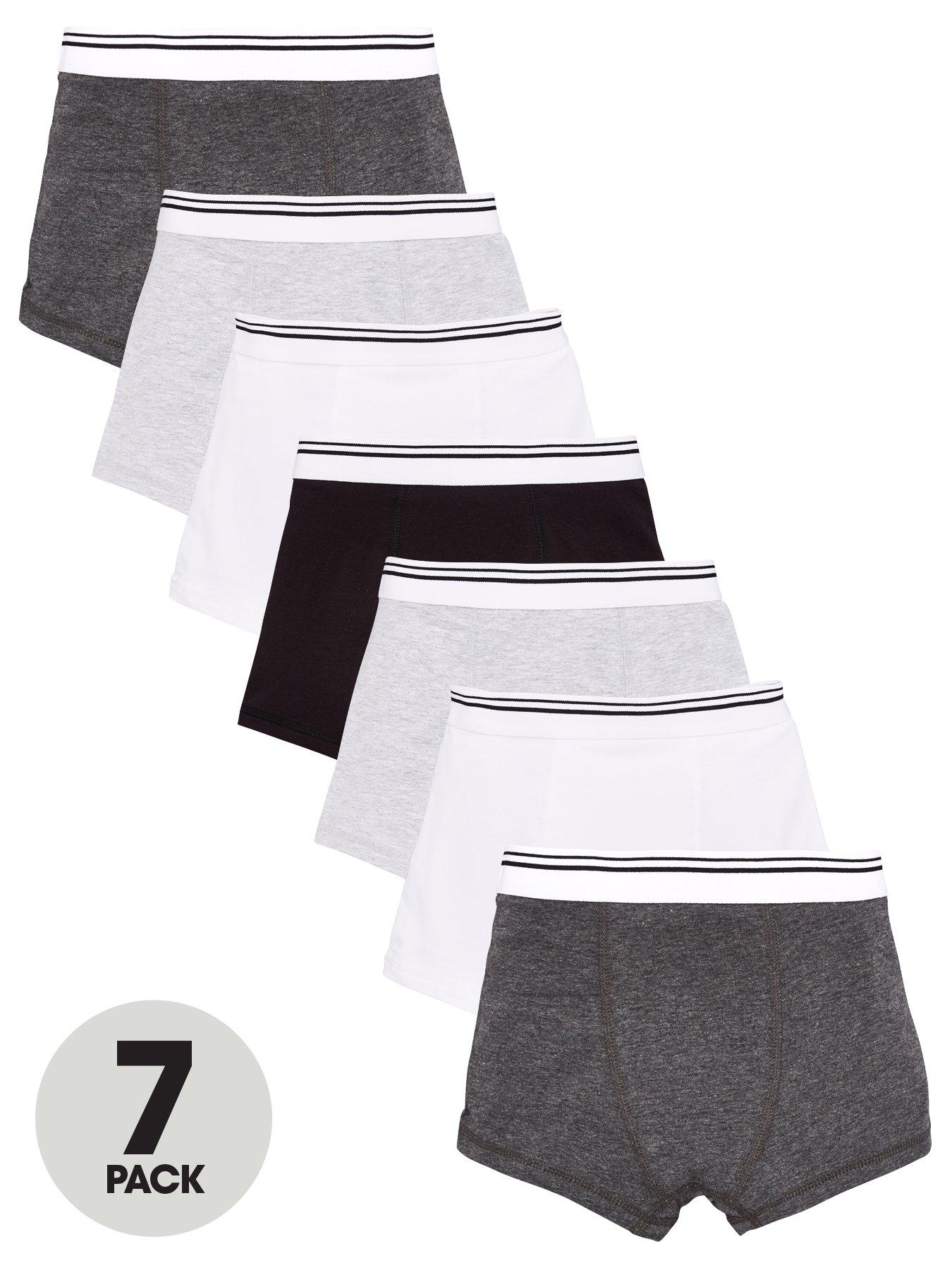 Image of Everyday Boys 7 Pack Trunks - Grey