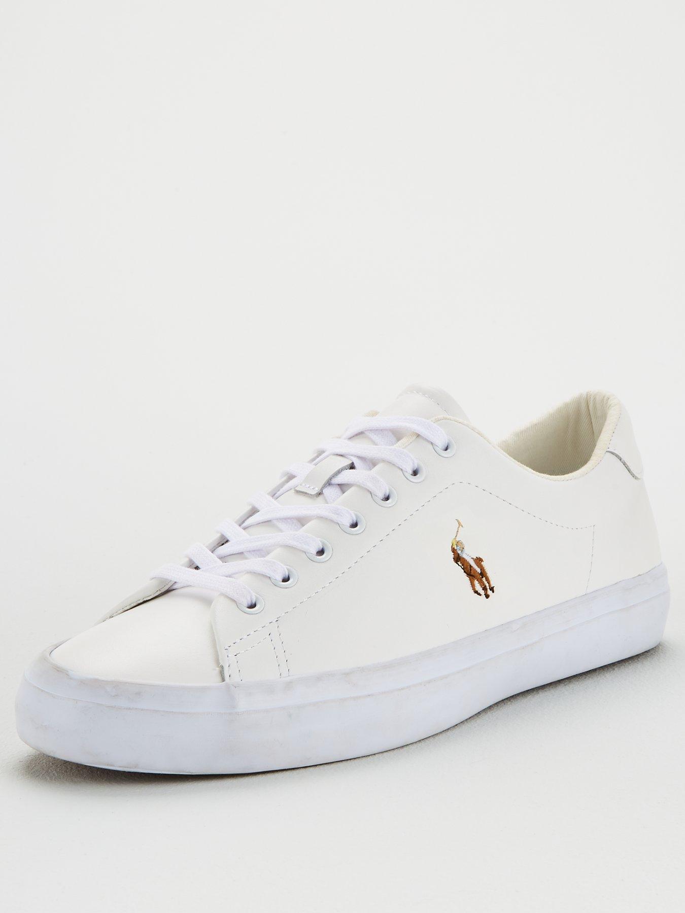 Mens white hotsell ralph lauren shoes