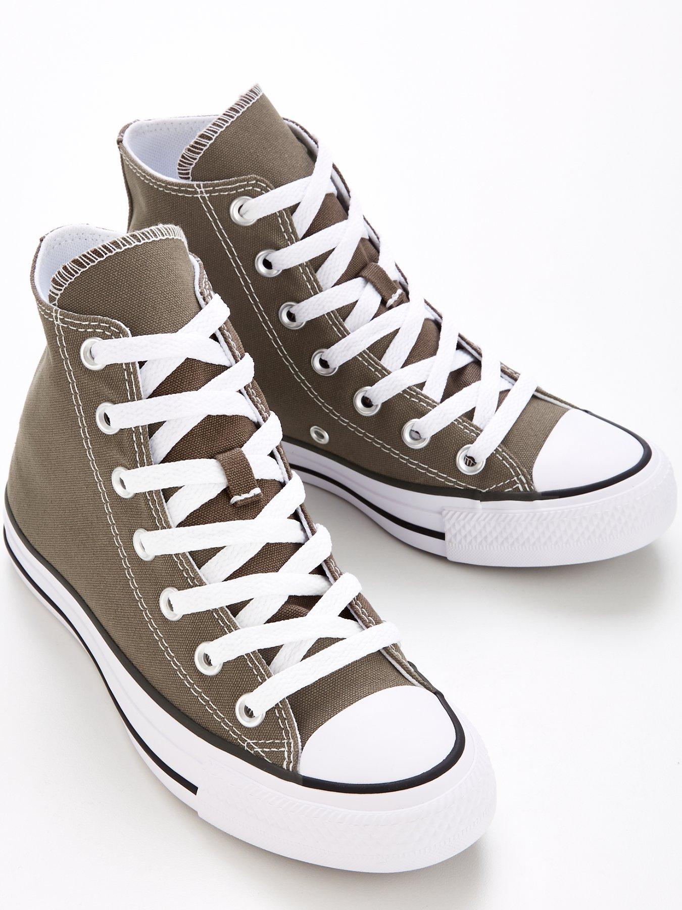 Image 2 of 7 of Converse Hi Top Trainers - Dark Grey