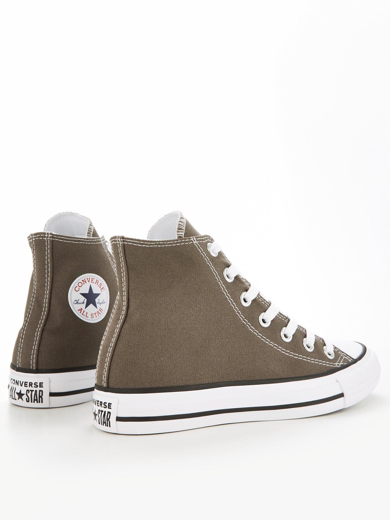 Image 3 of 7 of Converse Hi Top Trainers - Dark Grey