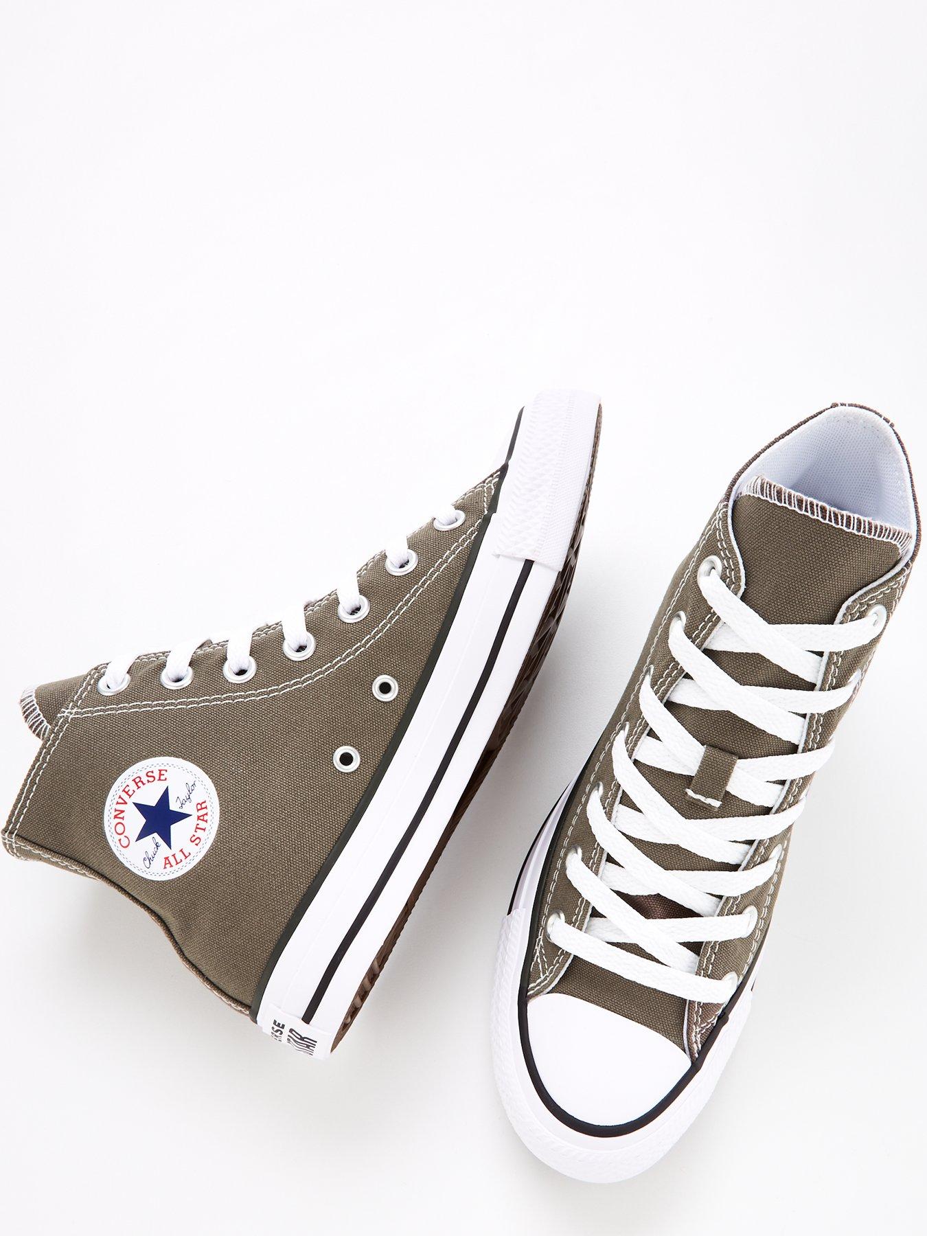 Image 4 of 7 of Converse Hi Top Trainers - Dark Grey