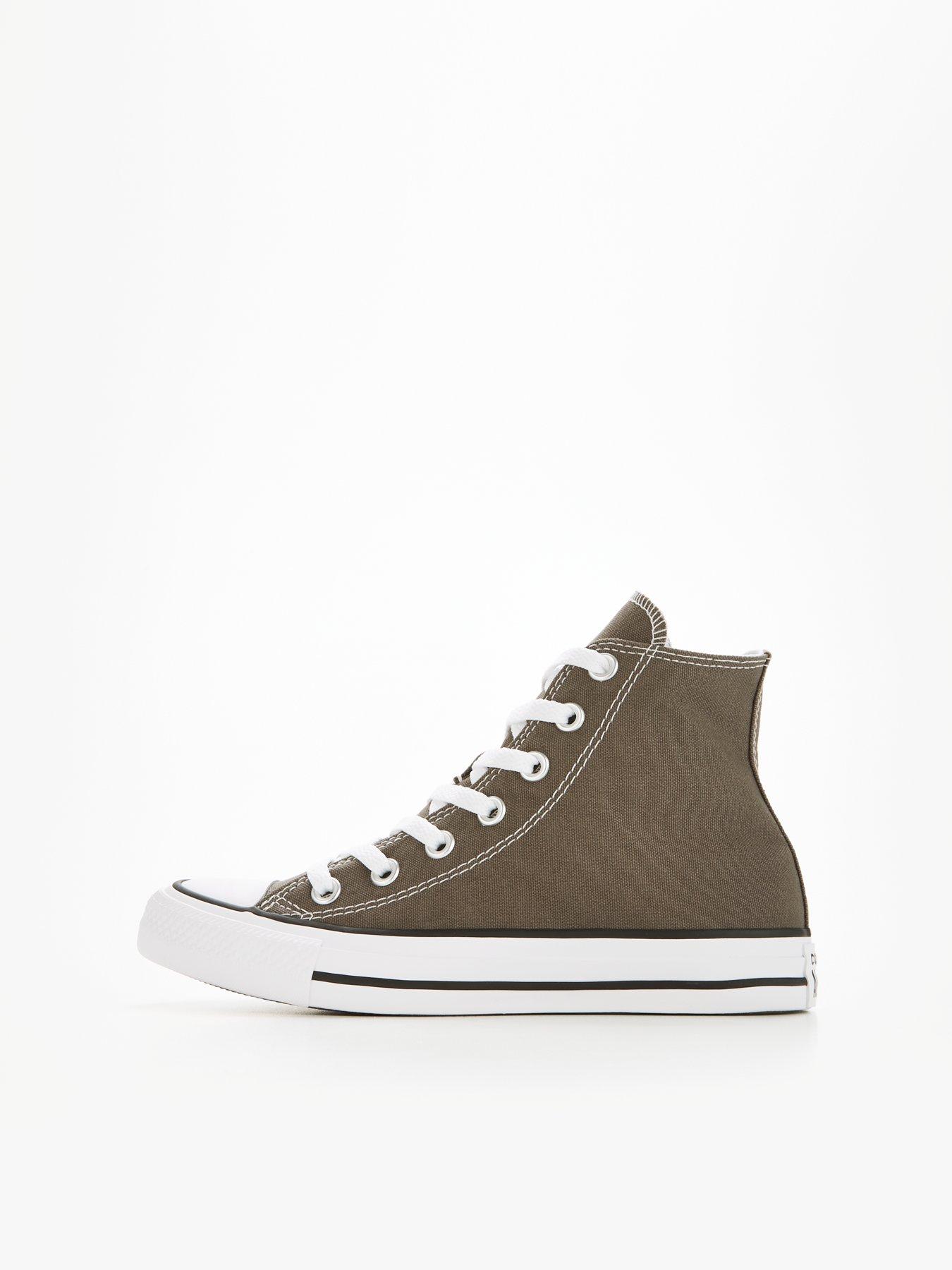 Image 6 of 7 of Converse Hi Top Trainers - Dark Grey