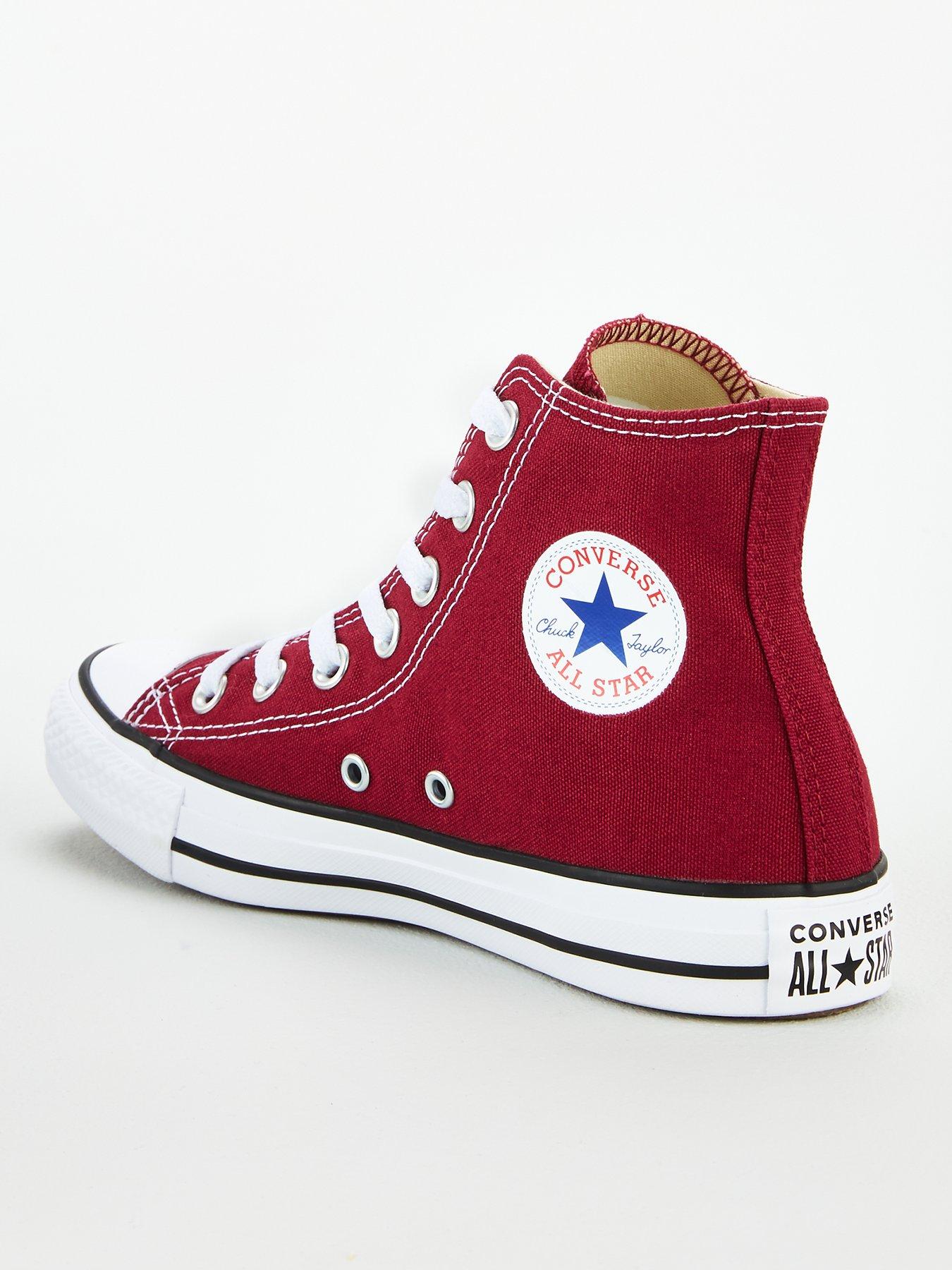converse-unisex-canvas-hi-top-trainers-dark-redback