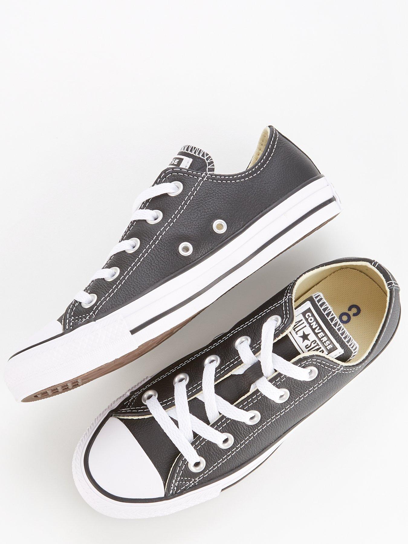converse-unisex-leather-ox-trainers-blackoutfit